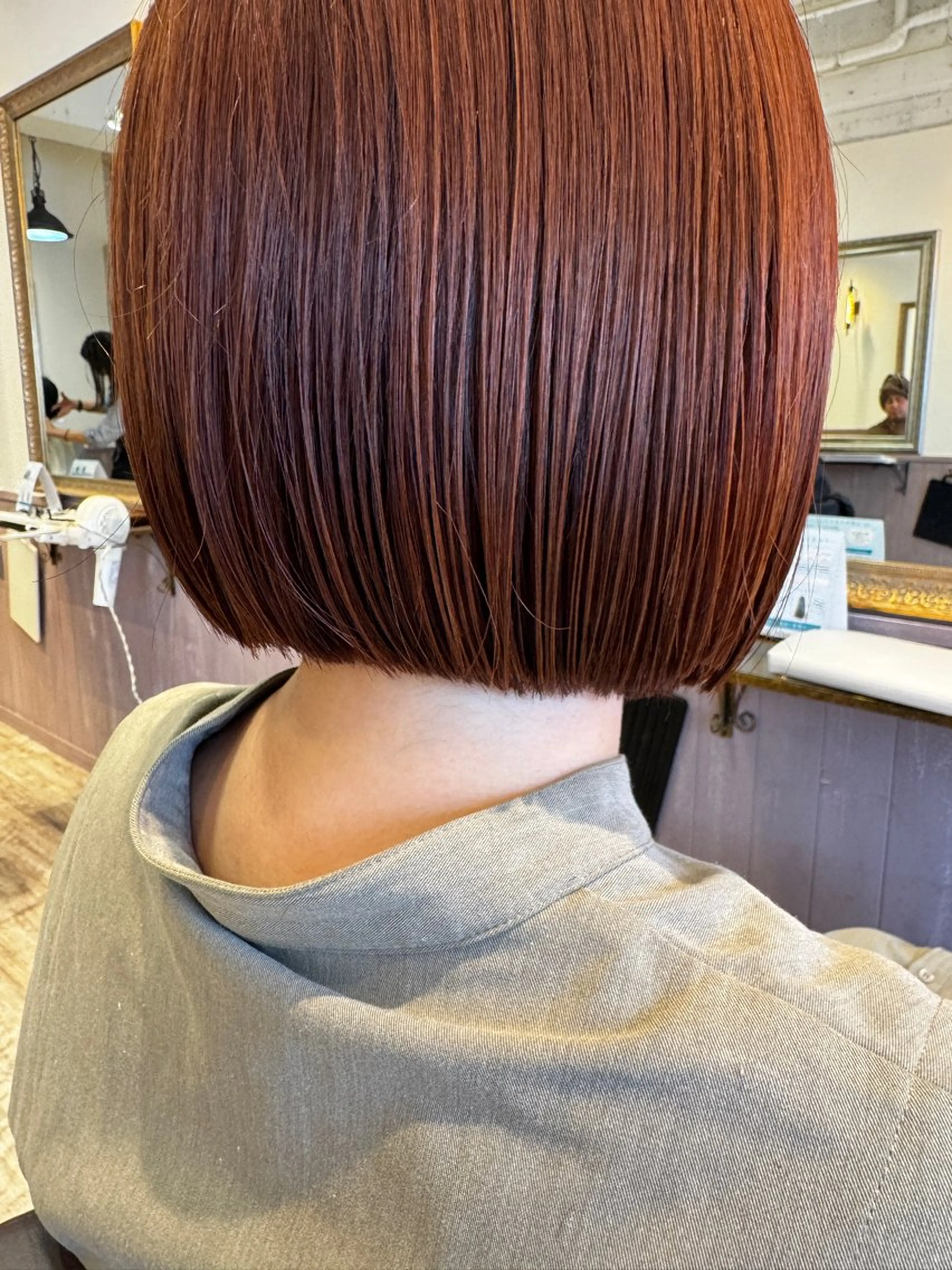 ミディアム カラー カット ヘアカラー トリートメント 矢場町/ダブルカラー /レイヤー/アリサのヘアスタイル