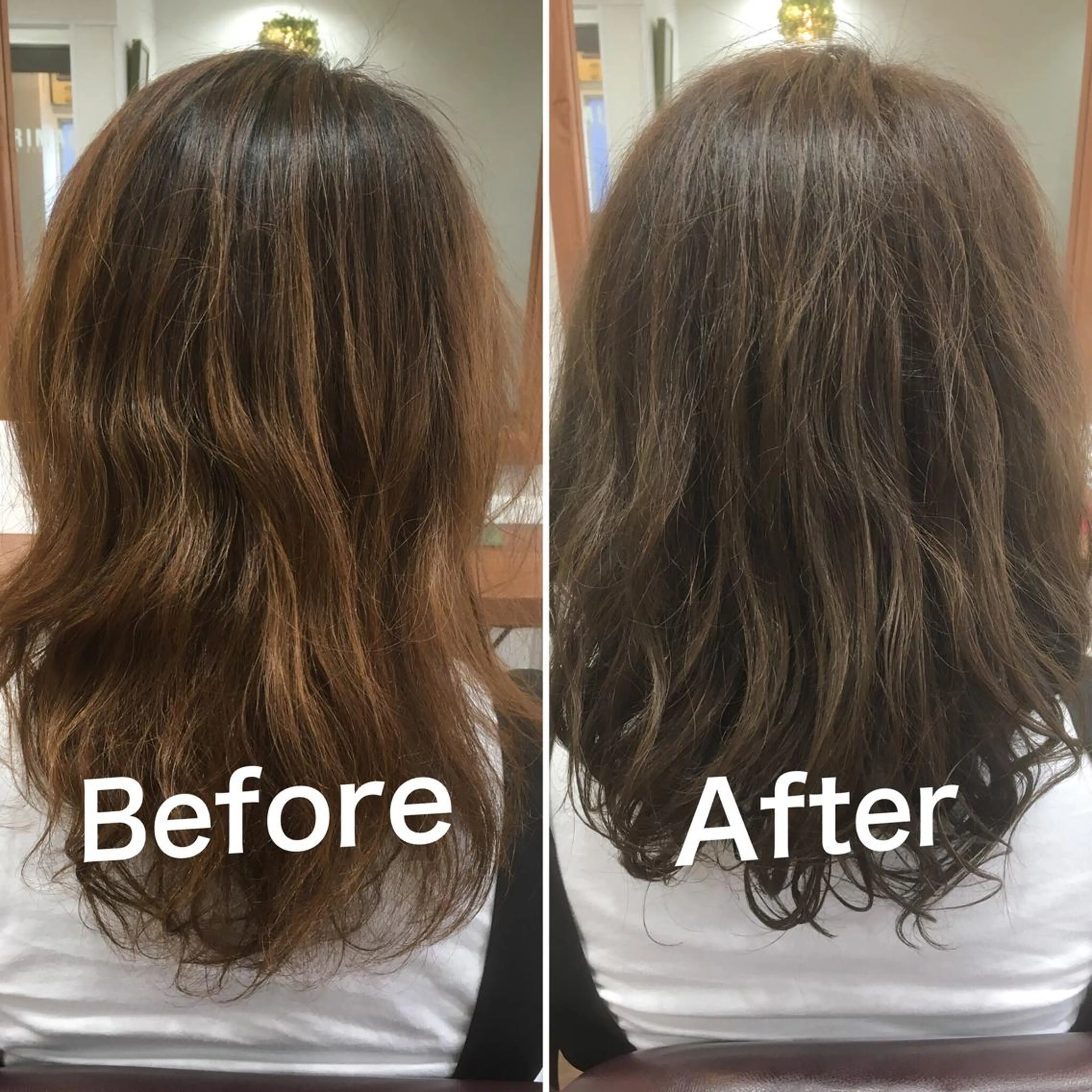 カラー アディクシーカラー オレンジ カット トリートメント 佐瀬竜矢PRIMAL /portのヘアスタイル