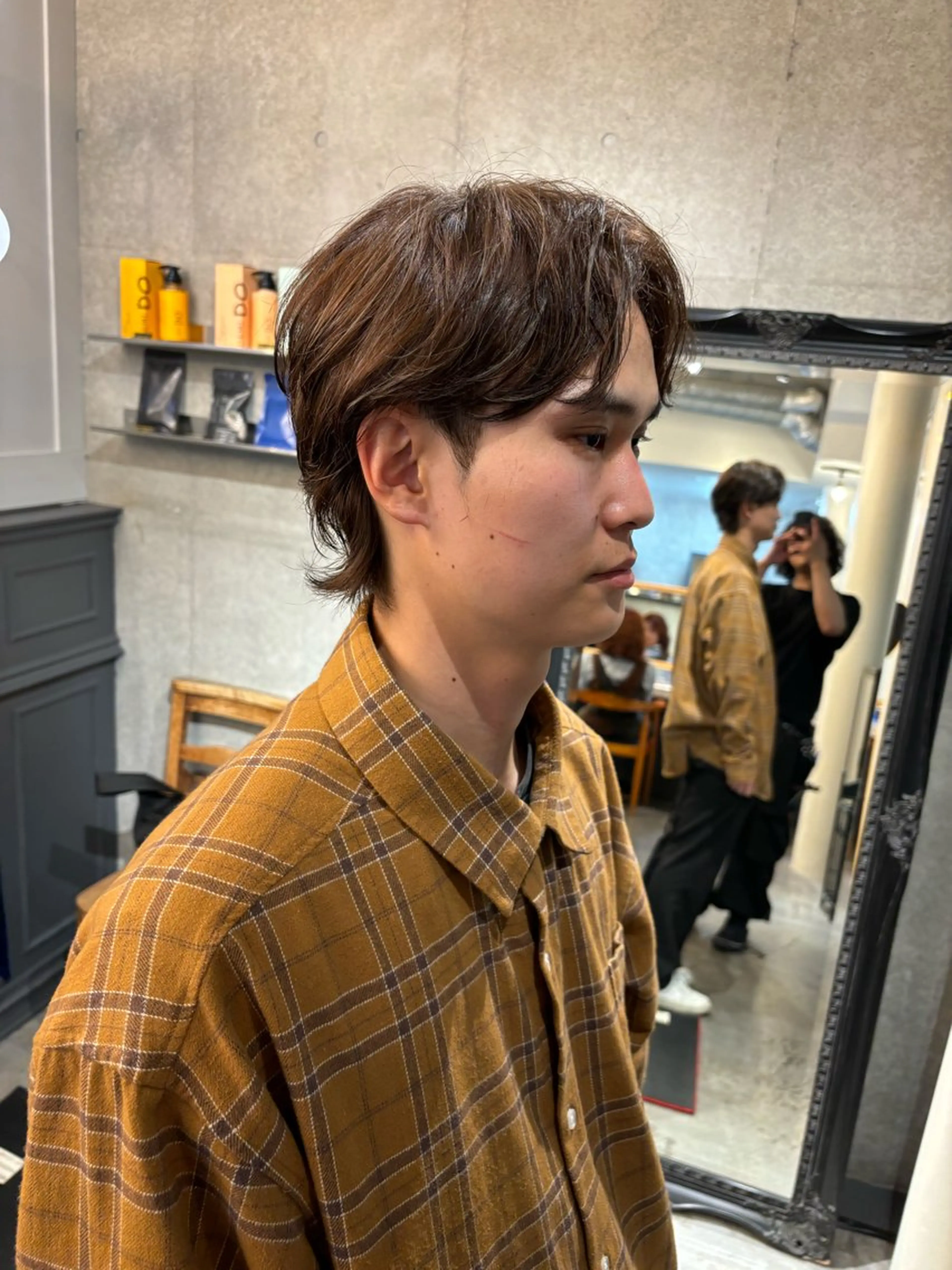 ショート ハイライト レイヤー/パーマ sHOTAのヘアスタイル