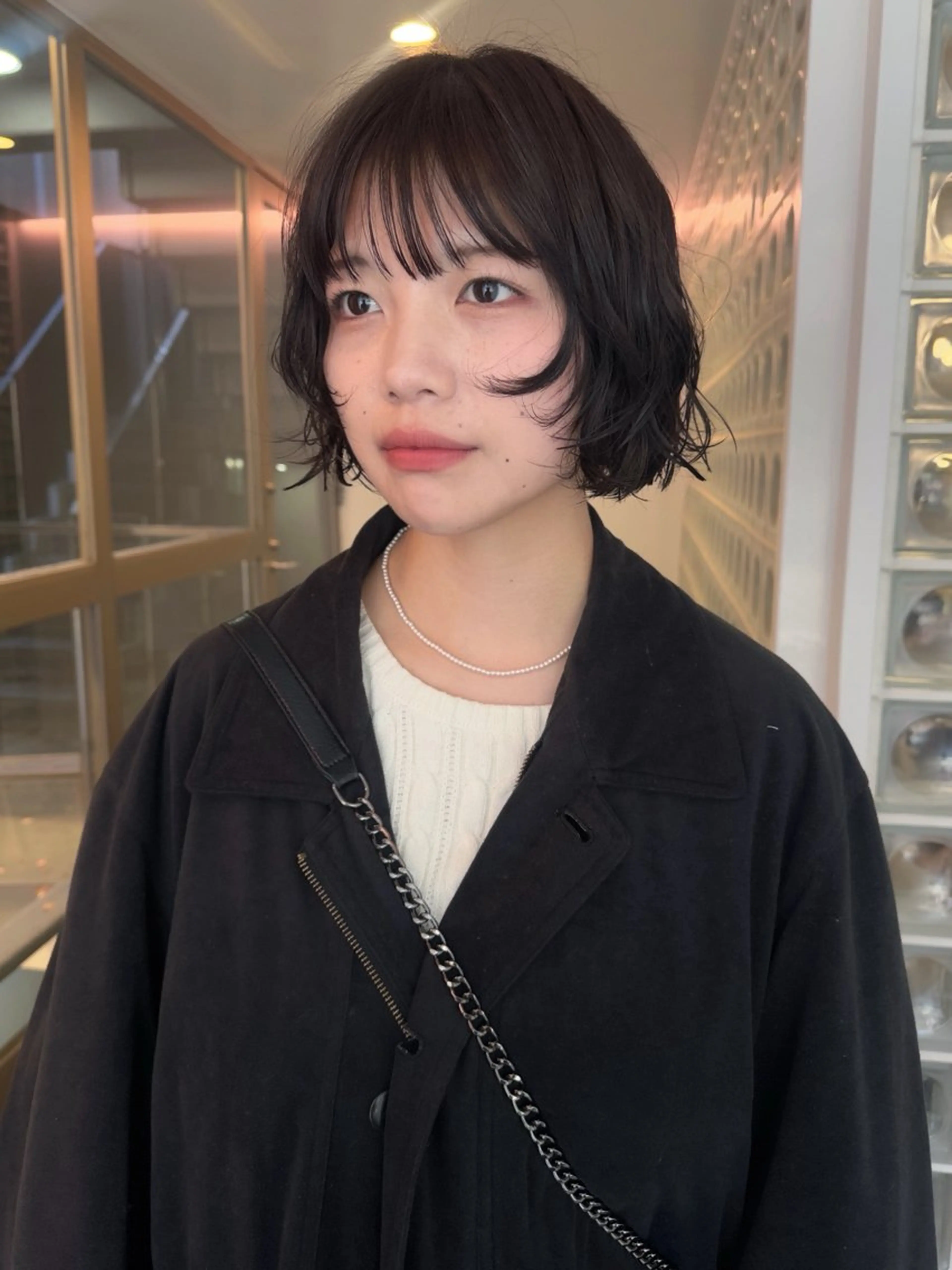 ショート パーマ カット パーマ ボブ/似合わせ レイヤーcocomoのヘアスタイル