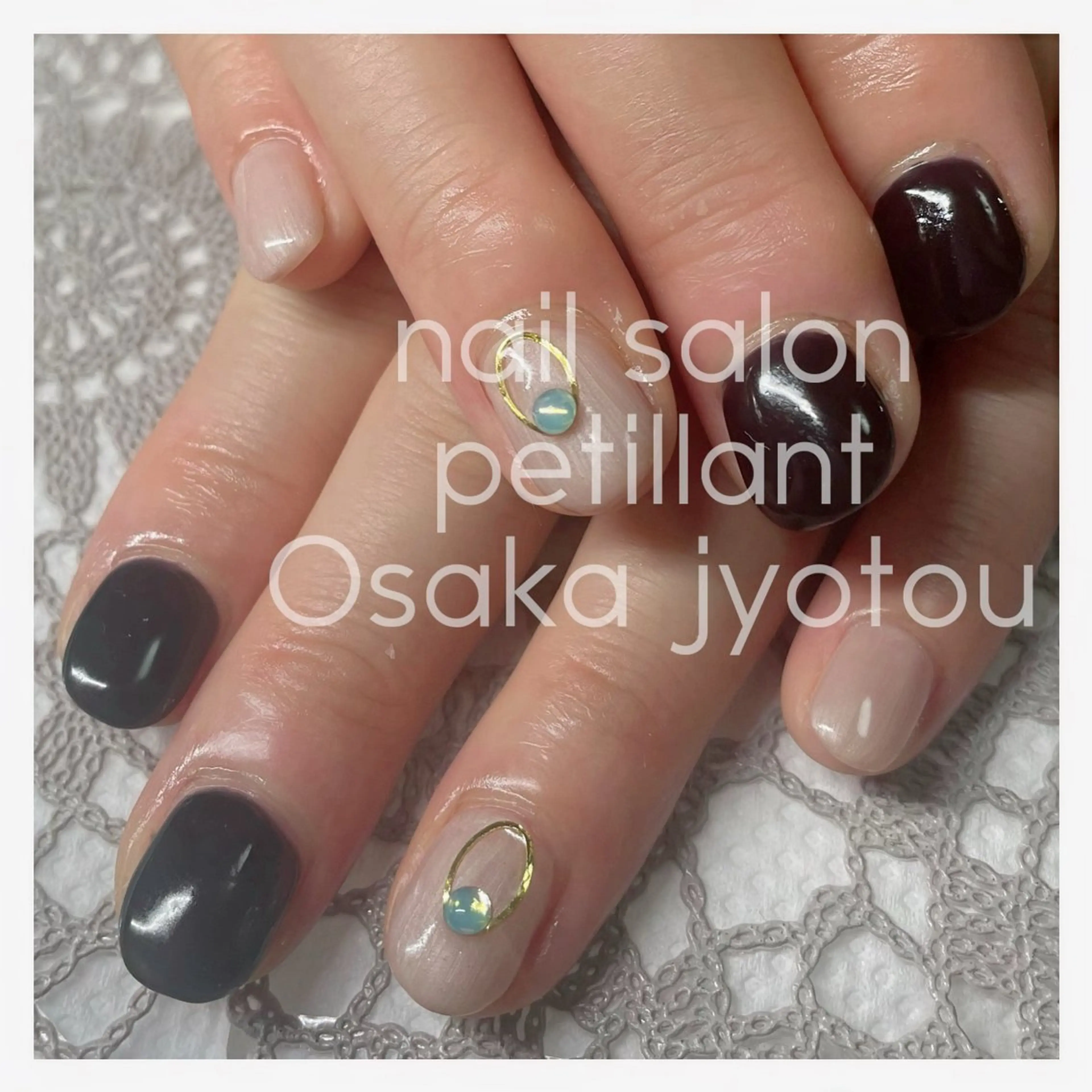 ネイル アートネイル シンプルネイル nail salon petillantのネイルデザイン