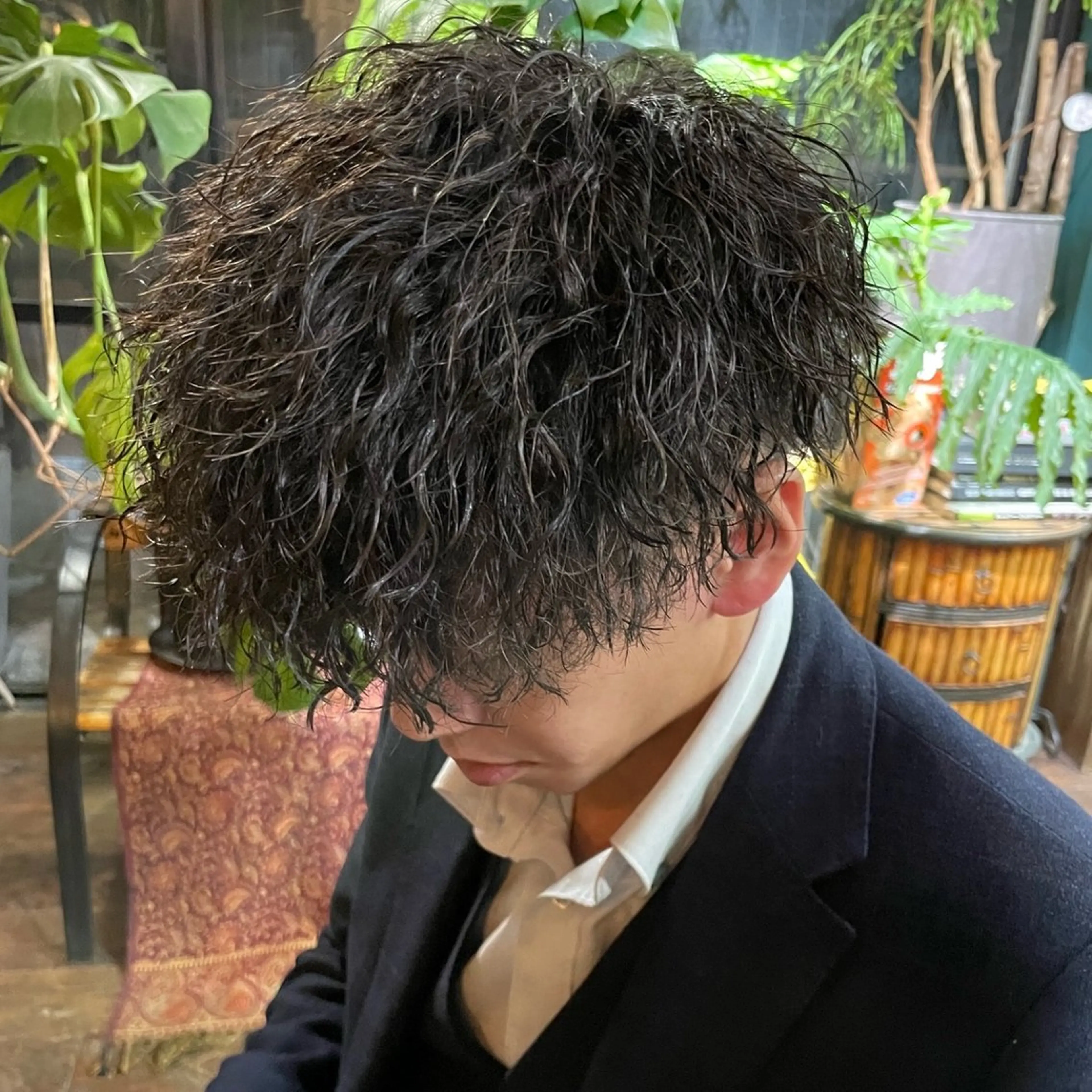【ミニモ料金】カット+メンズパーマの写真