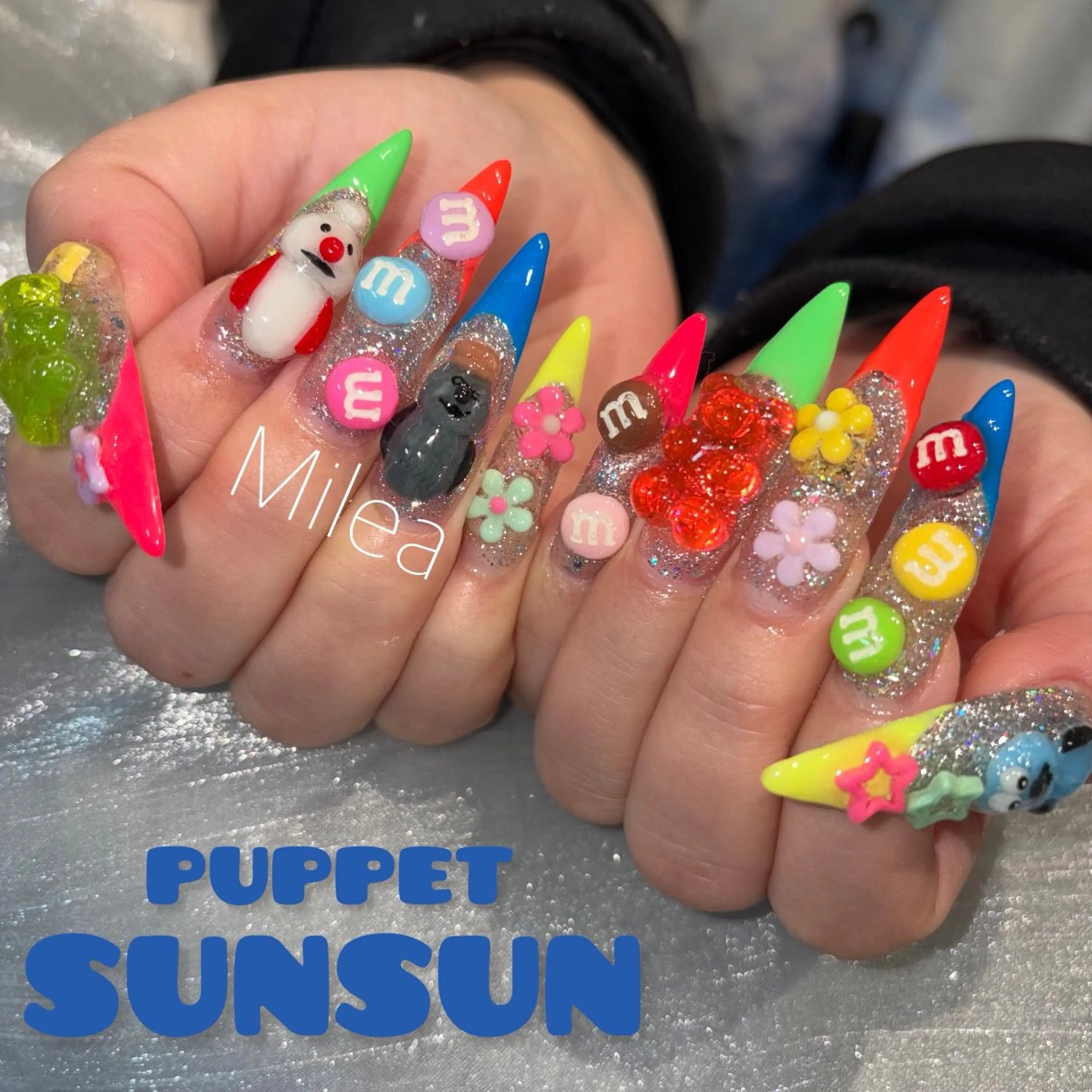 オフ込み長さ出し10本💅🏾やり放題💖💖の写真