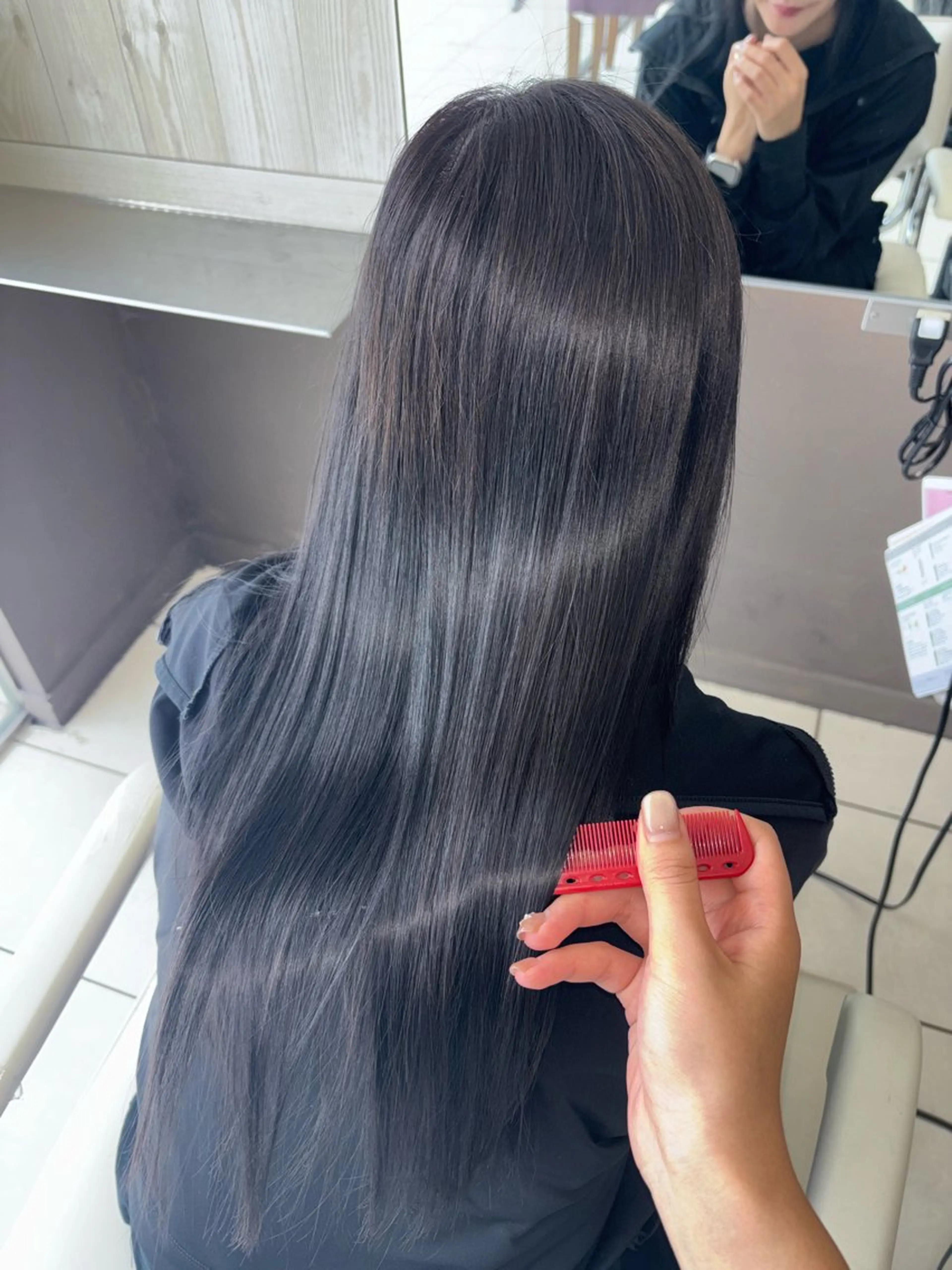 カラー ヘアカラー トリートメント 🌟美髪縮毛矯正🌟 吉田早弥のヘアスタイル
