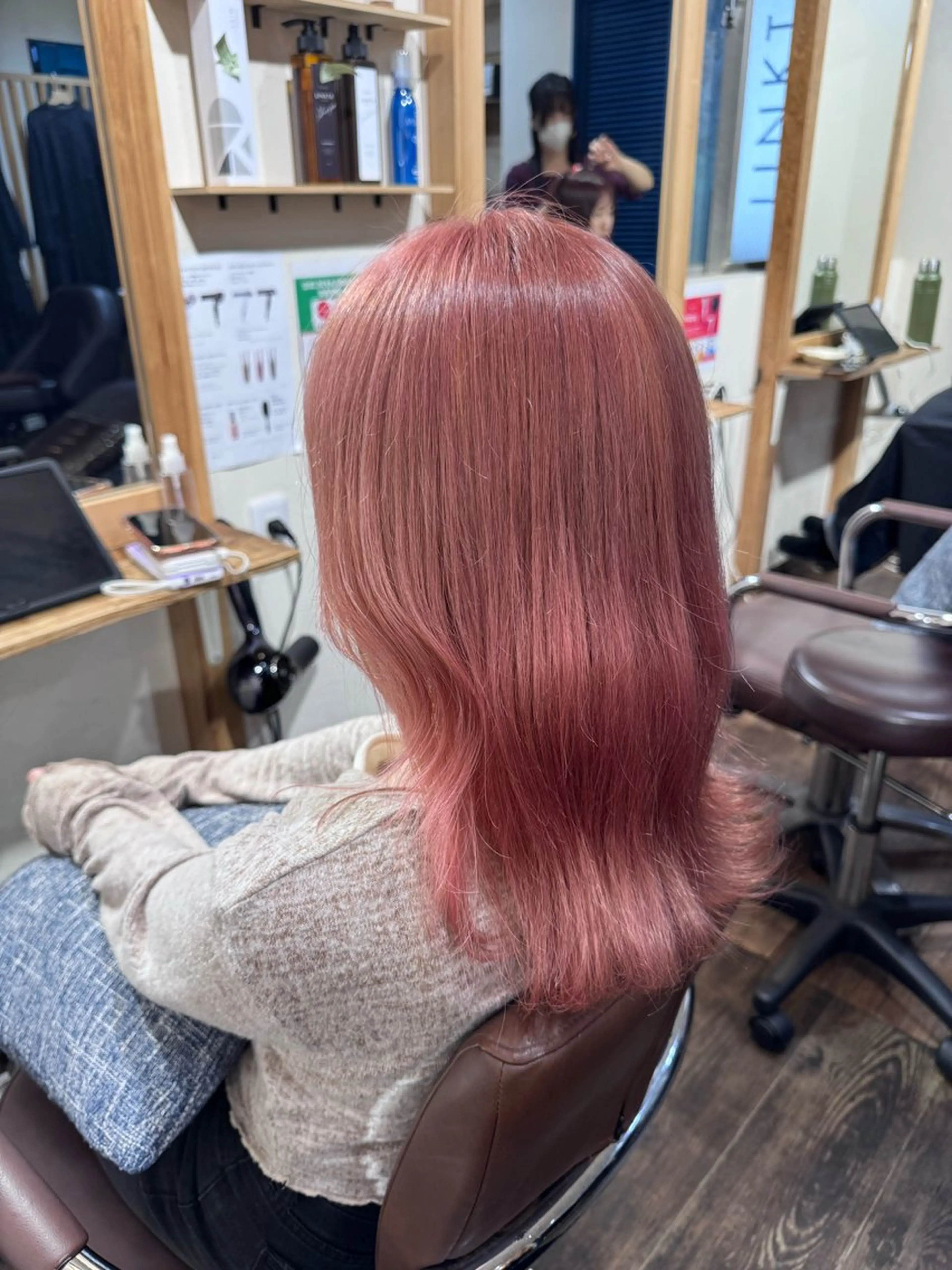 セミロング カラー ピンクカラー 🍓髪質改善特化 サロン/佐藤瑠奈🍓のヘアスタイル