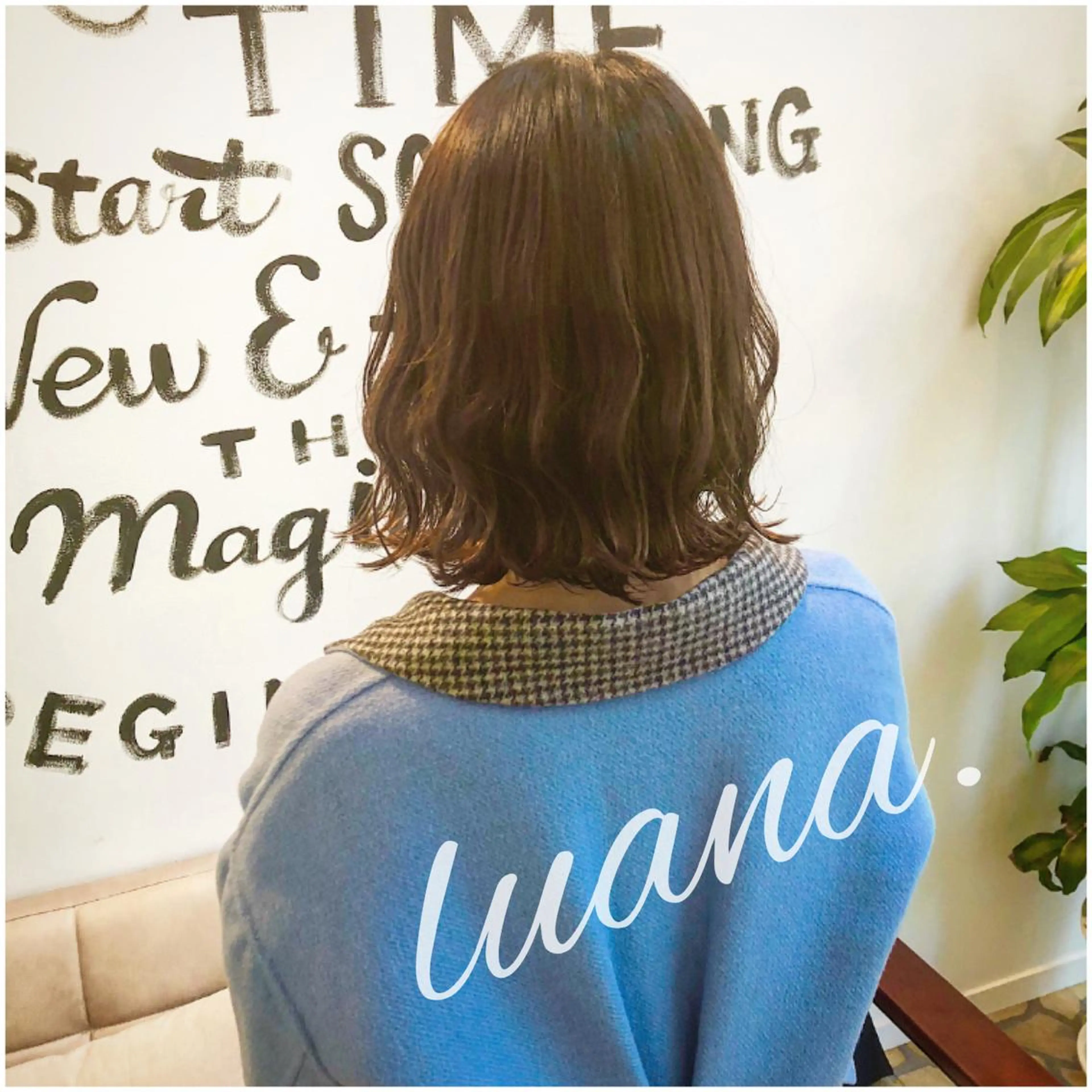 セミロング エクステ・髪質改善・ ブリーチ・吉田大介のヘアスタイル