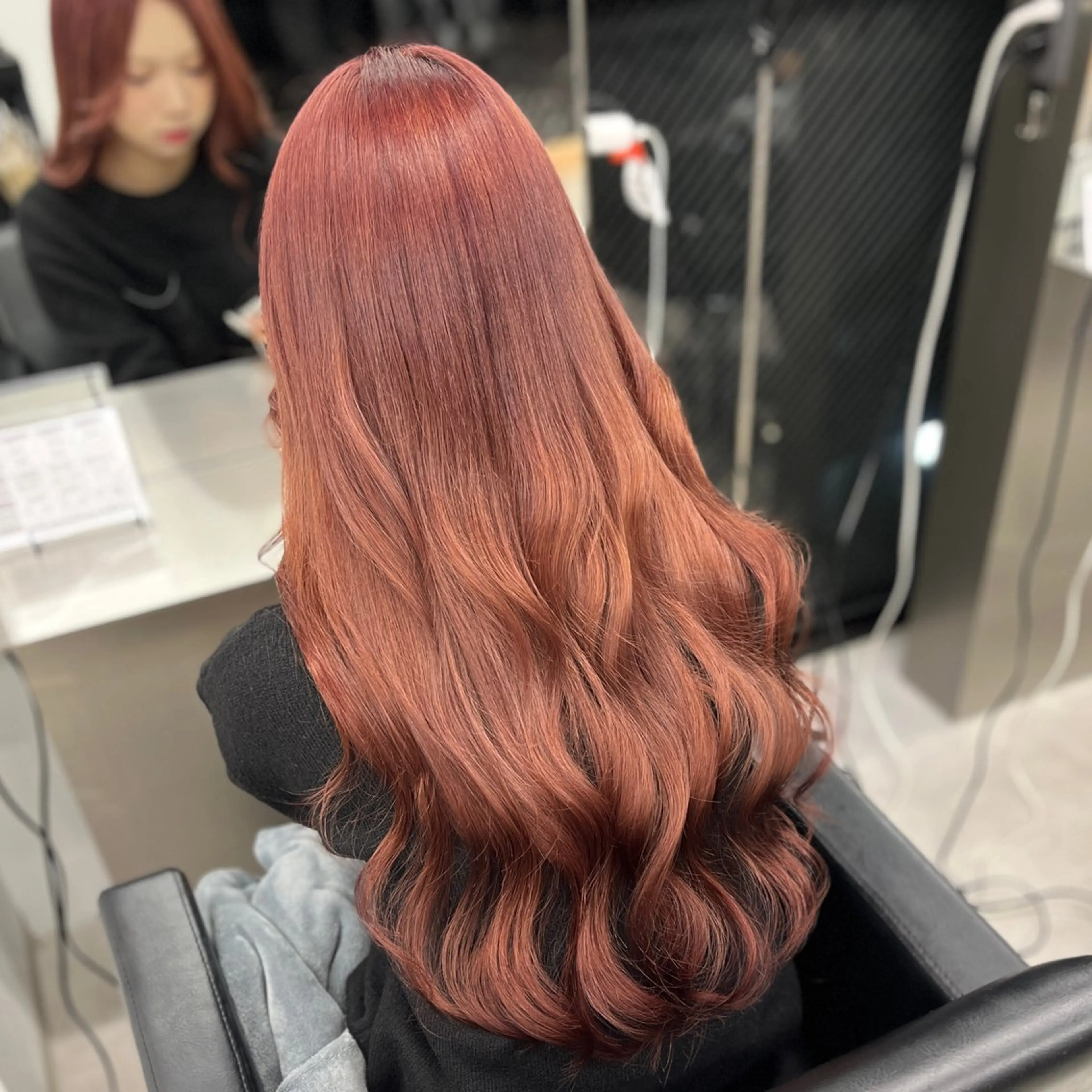 カラー カシス レッドカラー ヘアカラー MOMOKA /　Lapis今泉店のヘアスタイル
