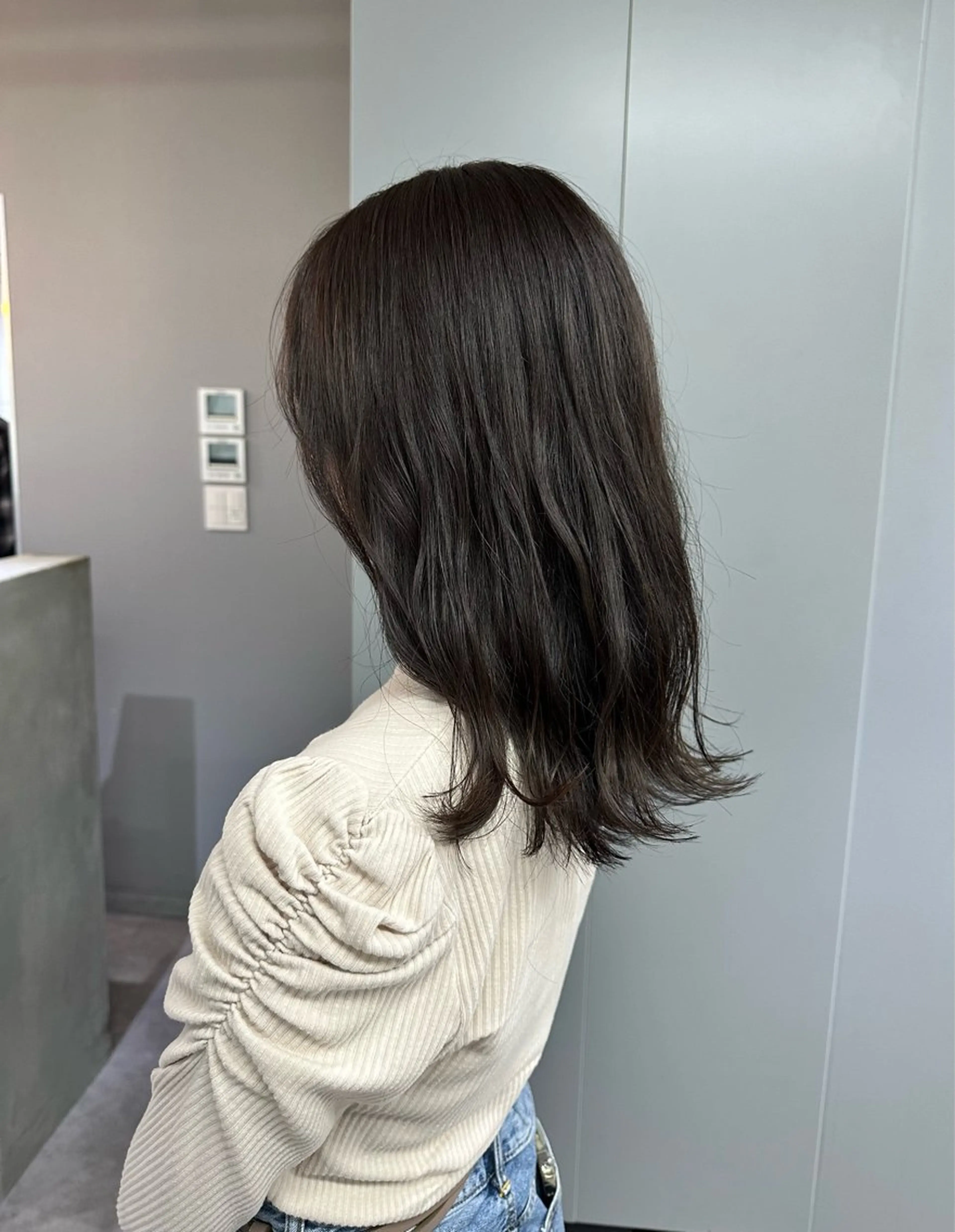 ミディアム 似合わせcut/艶 color🫧ひかりのヘアスタイル