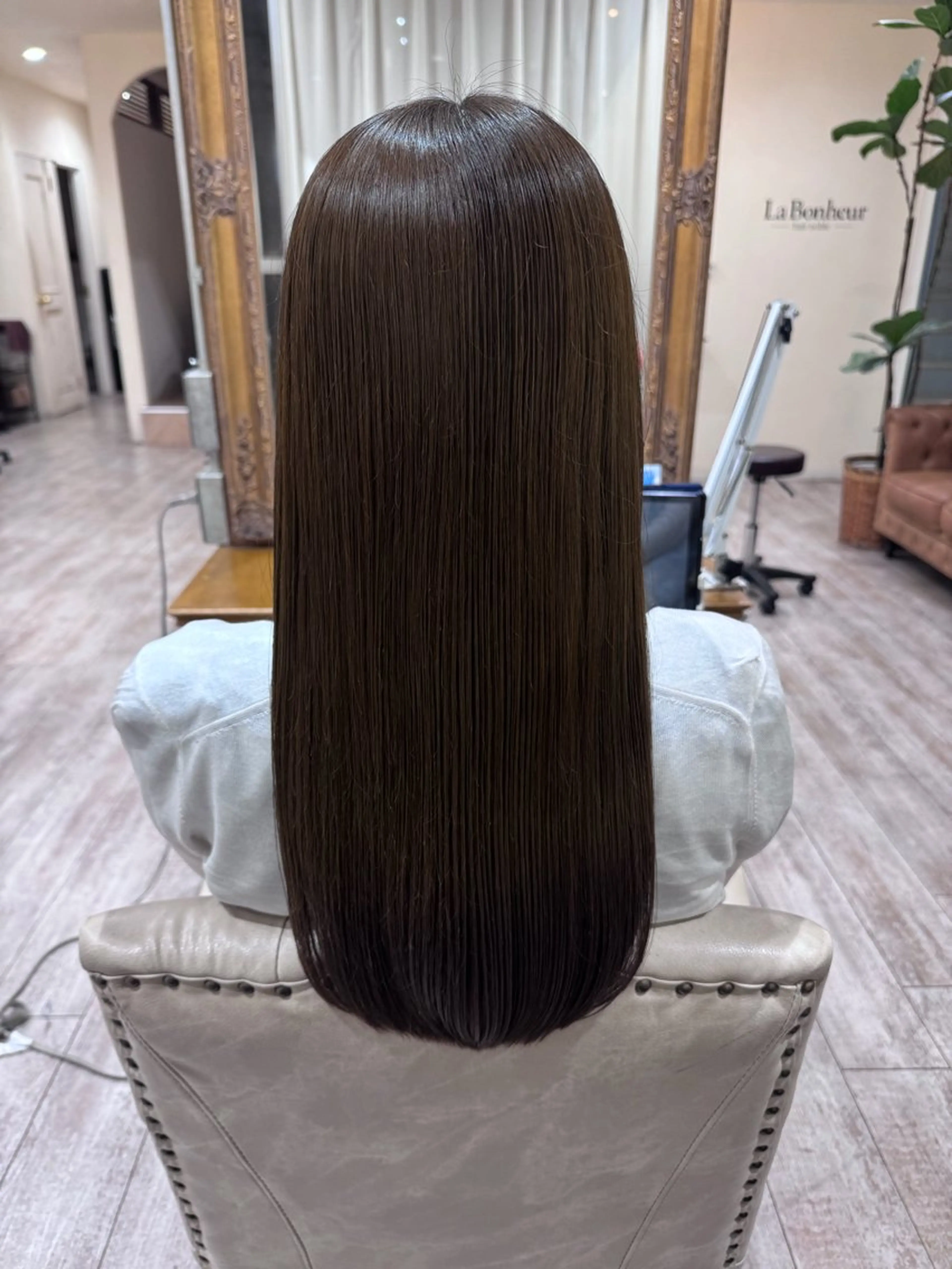 ロング カラー 髪質改善 レイヤーカット 縮毛矯正 カット ヘアカラー トリートメント 新越谷noble店長 松本拓也▶◀*.のヘアスタイル