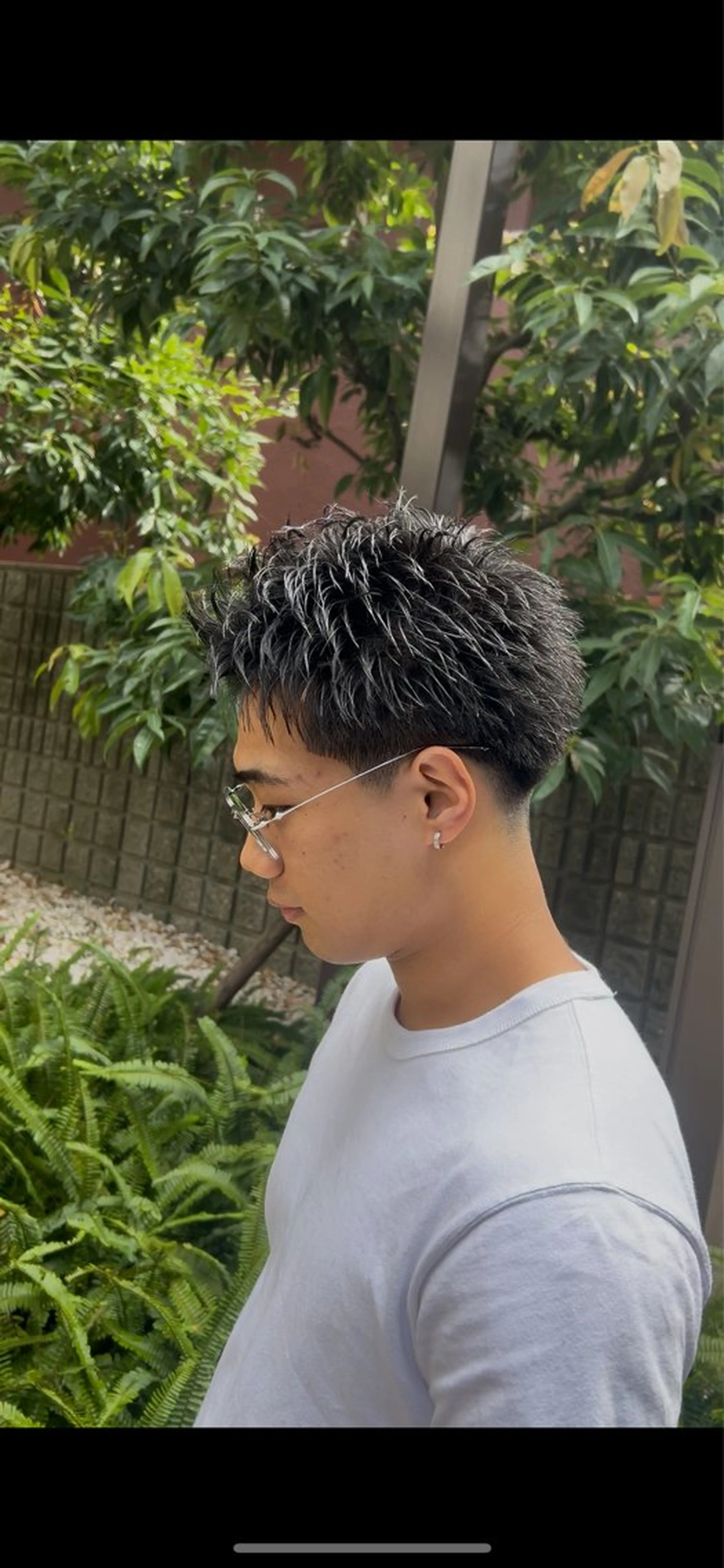 ショート メンズ ショートヘア 大阪メンズパーマ/ 中崎町/森 大和のヘアスタイル