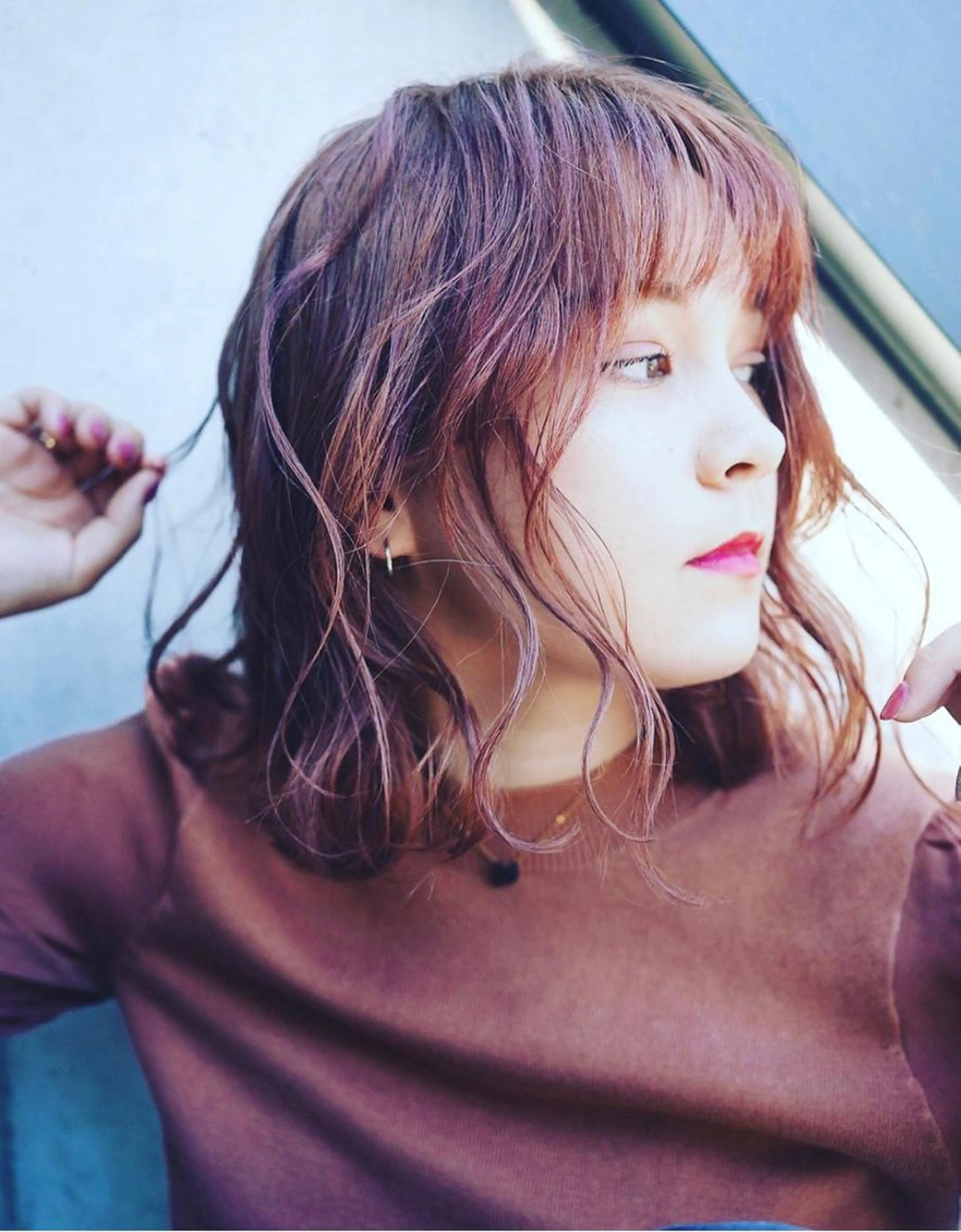 【🌈ミニモ学割🌈】前髪cut × フィヨーレカラー × 2stepトリートメント6600円の写真