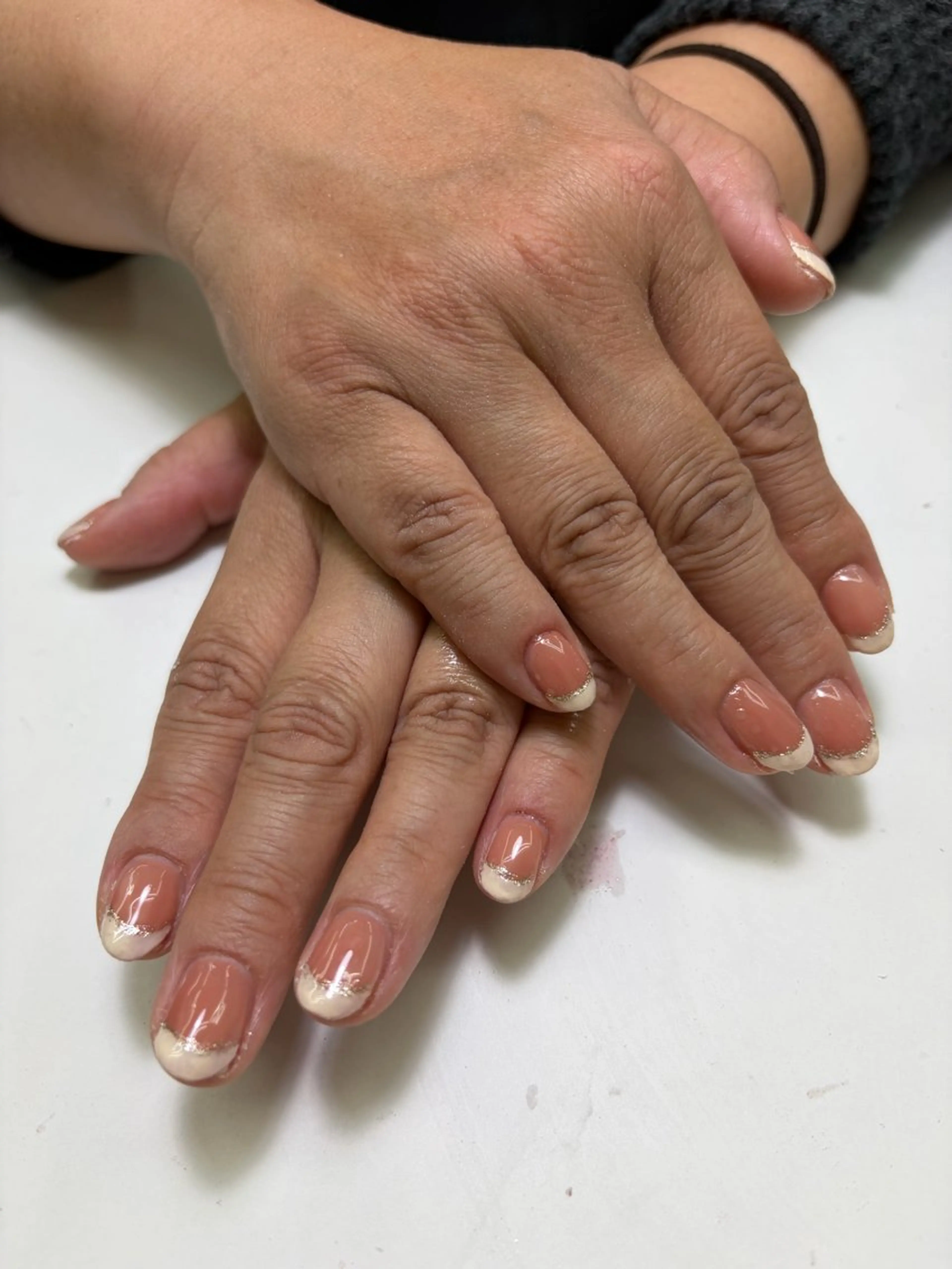 ネイル フレンチネイル 眞鍋 歩のネイルデザイン