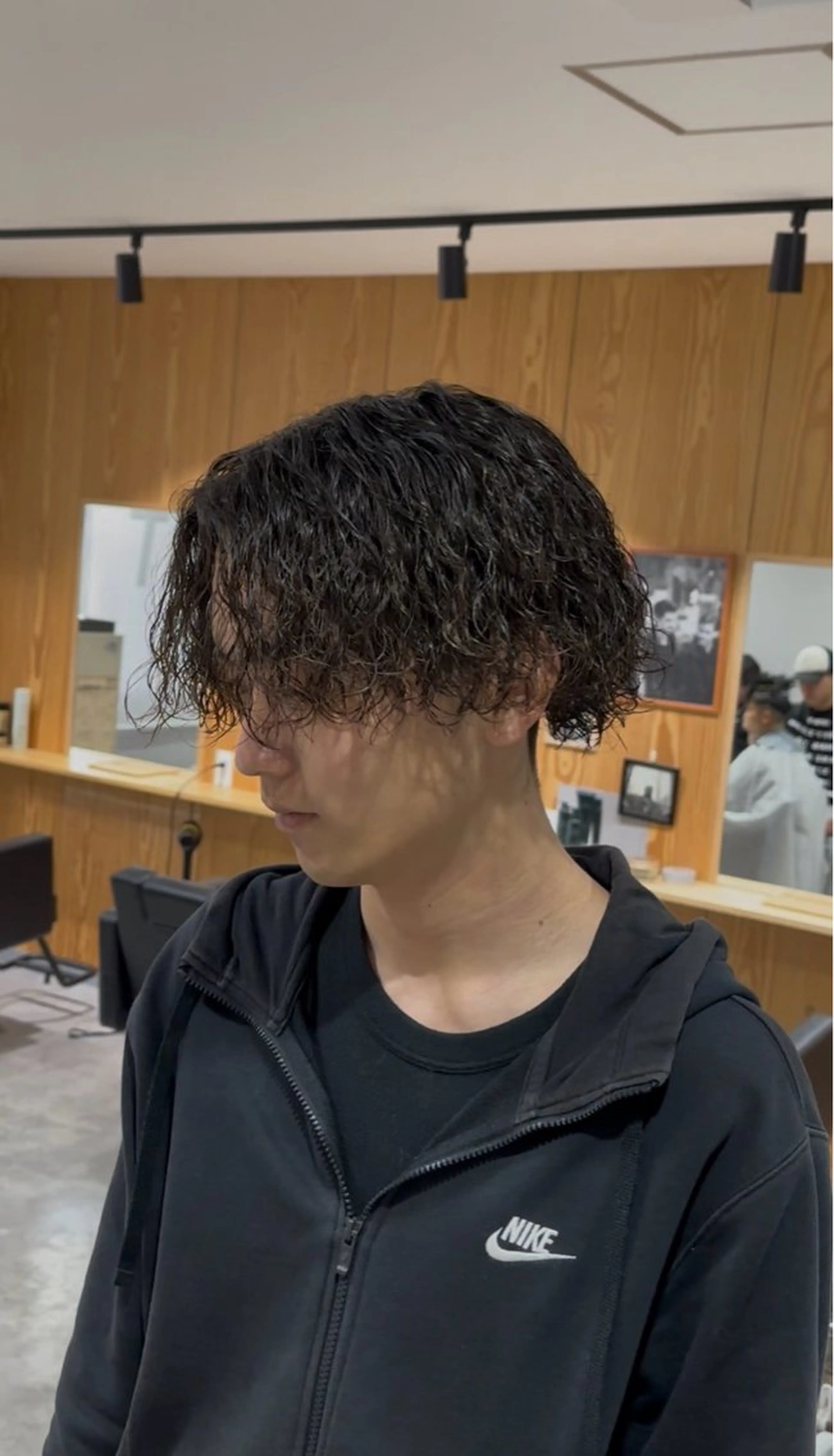 メンズ マンバンヘア メンズパーマ カット パーマ BTECHbyZen所属・メンズ特化型 美容師[福永一世]のヘアスタイル