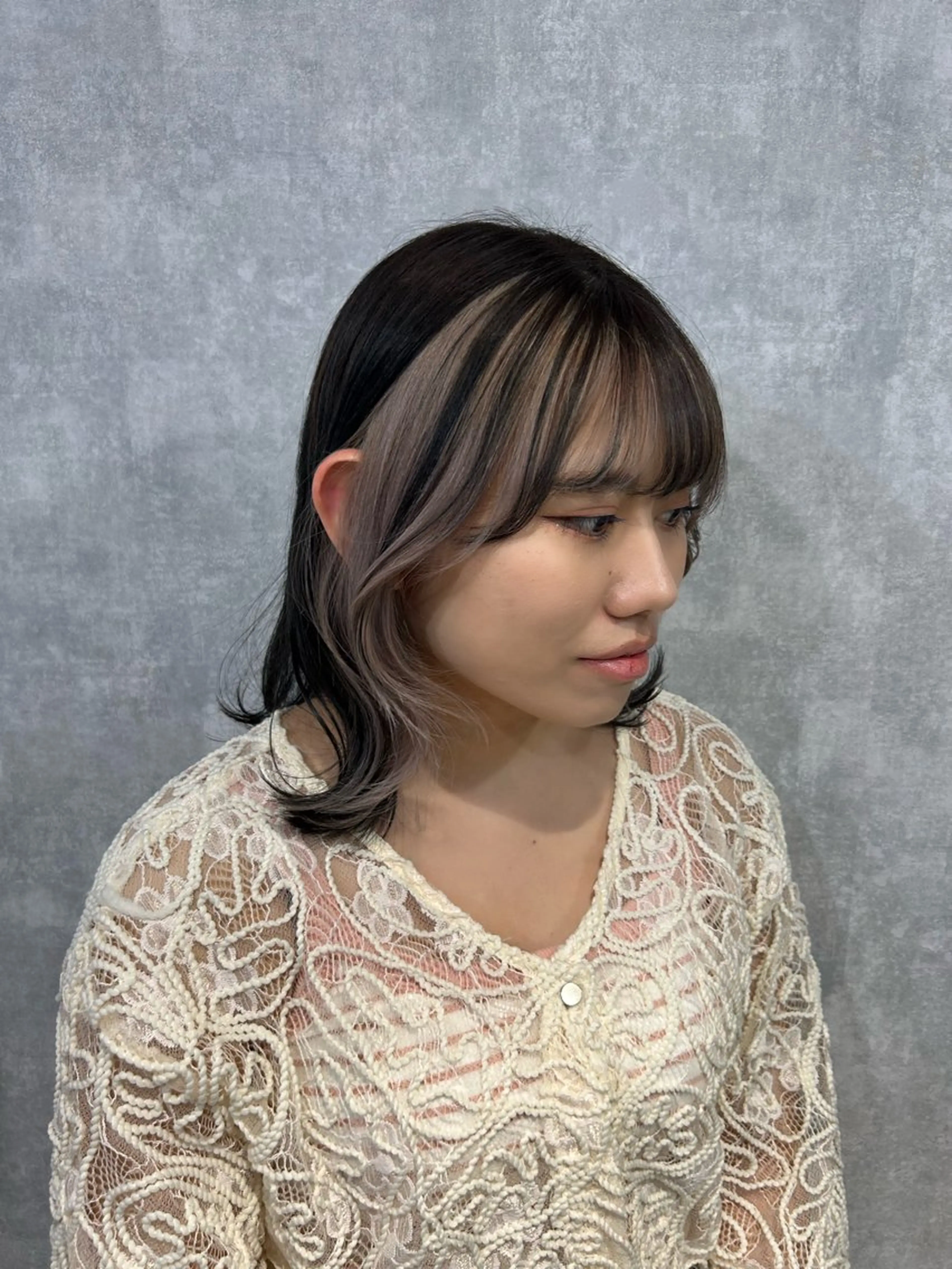 メンテナンスカット+インナー・イヤリングカラー+トリートメント໒꒱ ‧₊˚♡🧖🏻♀️の写真