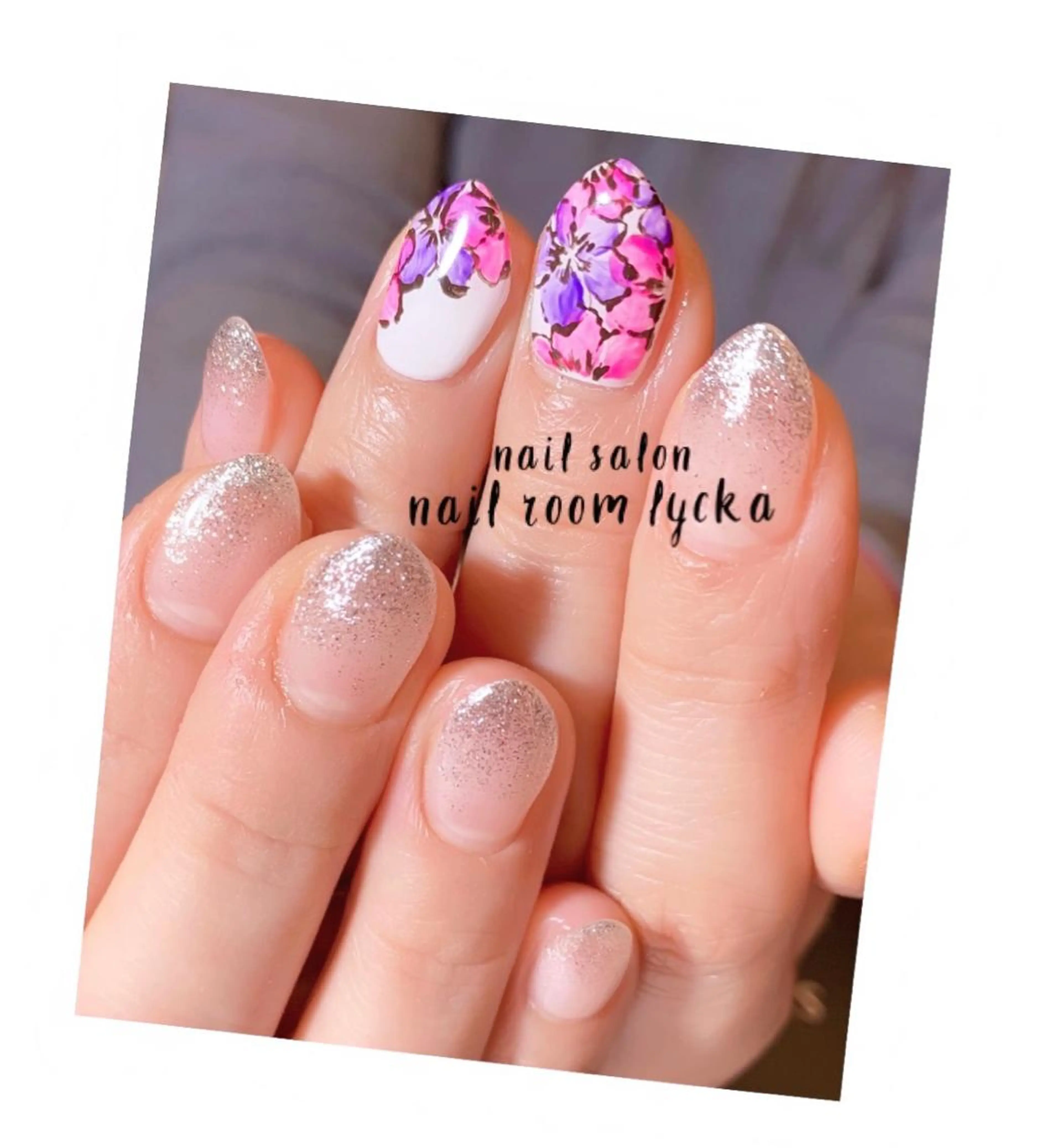 ネイル ﾈｲﾙﾙｰﾑﾘｯｶ 𝐦𝐚𝐲𝐮のネイルデザイン