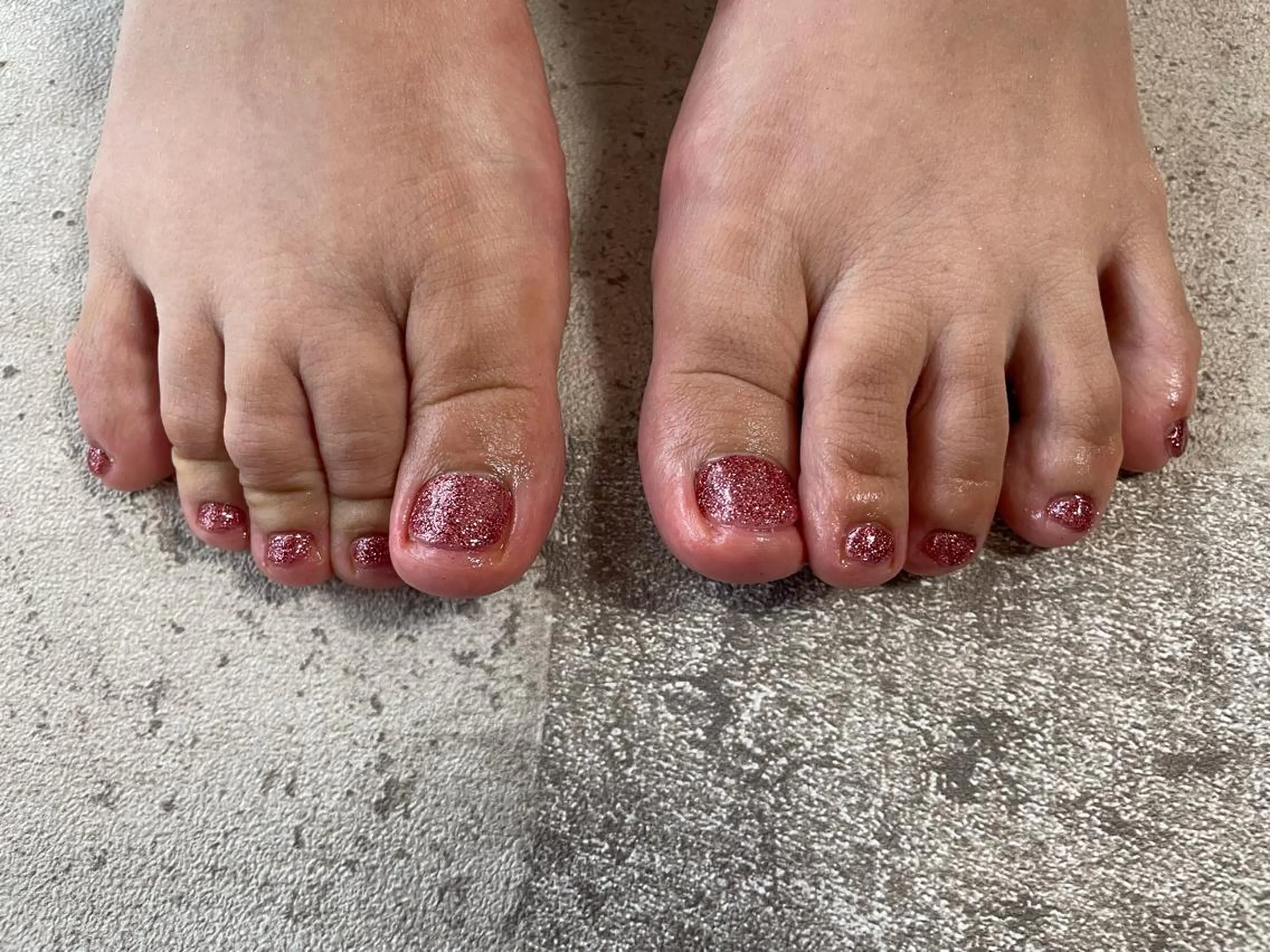 ネイル フットネイル ワンカラーネイル kikinail 溝の口のネイルデザイン