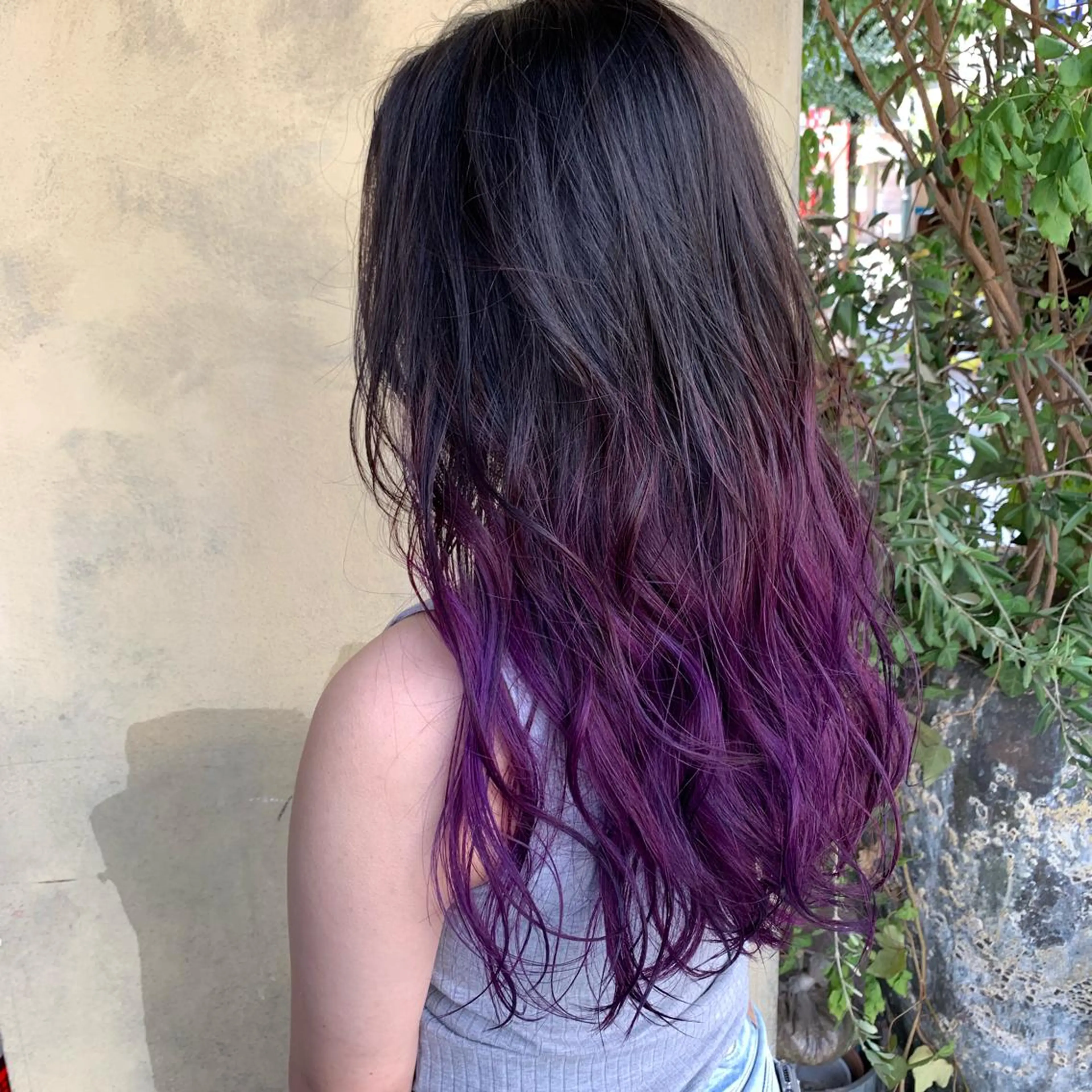 カラー AMI ウルフパーマ/メンズのヘアスタイル