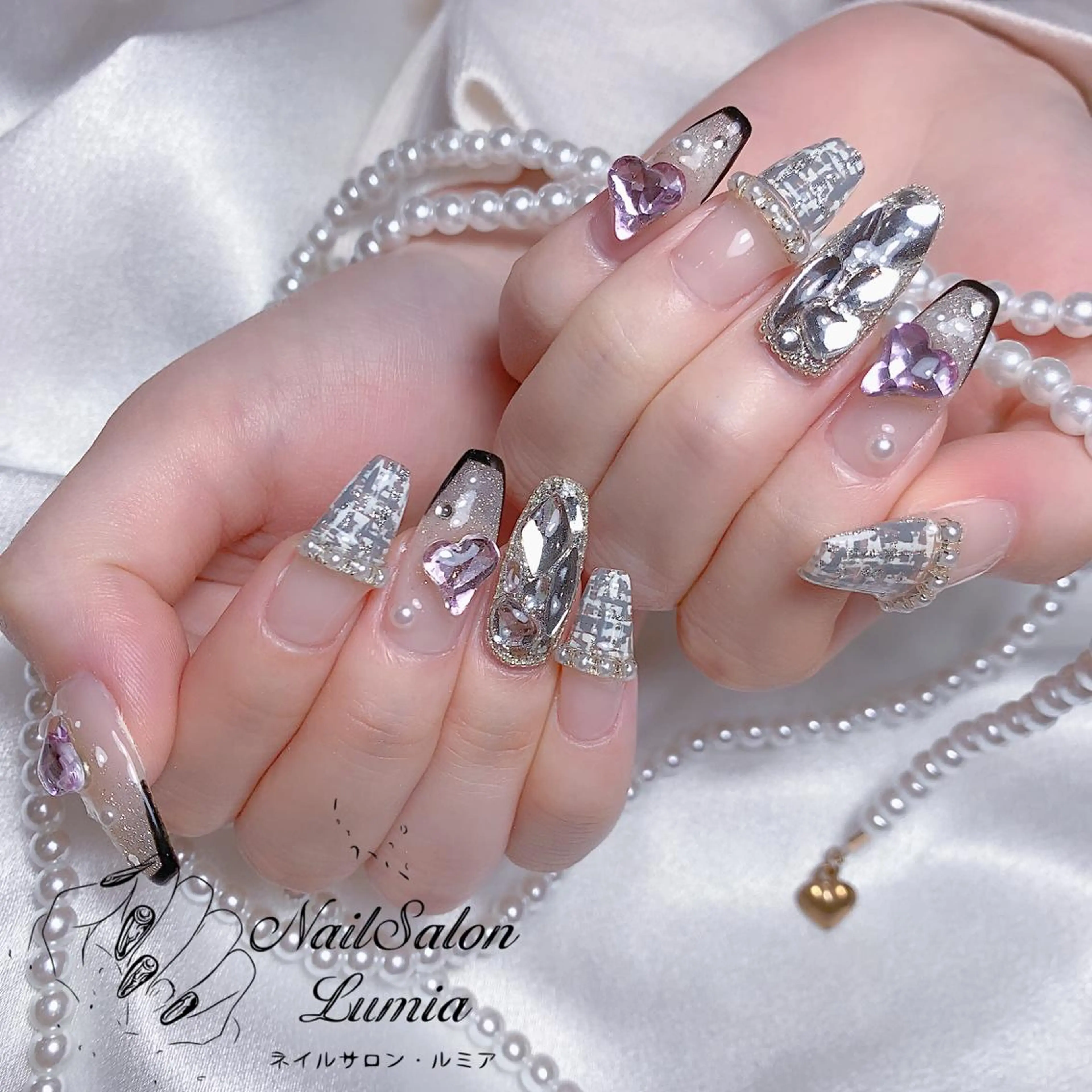 ネイル ハンドネイル ネイルサロン ルミア Lumia 店長のネイルデザイン