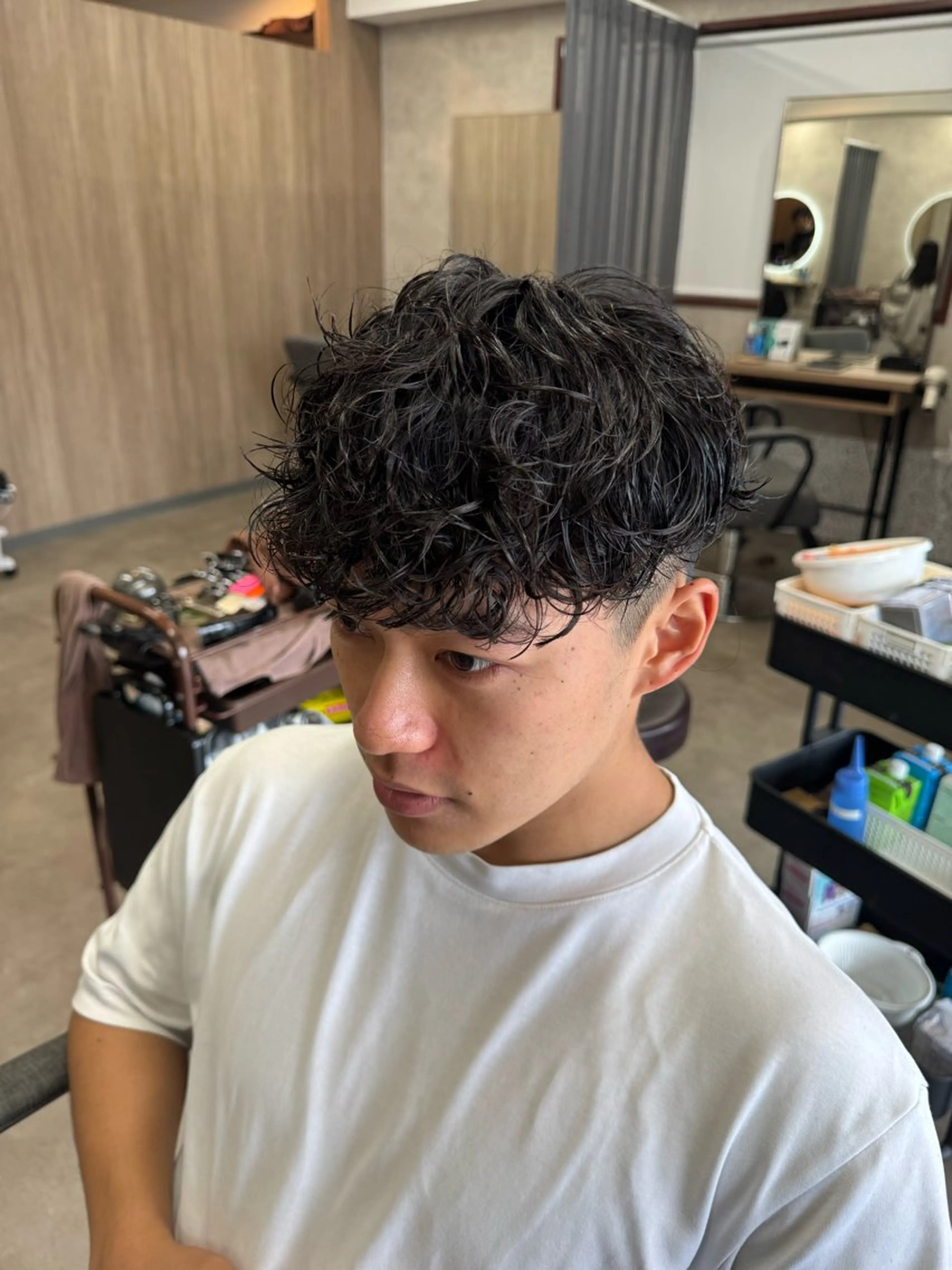 カット×メンズパーマ(詳細必読)の写真