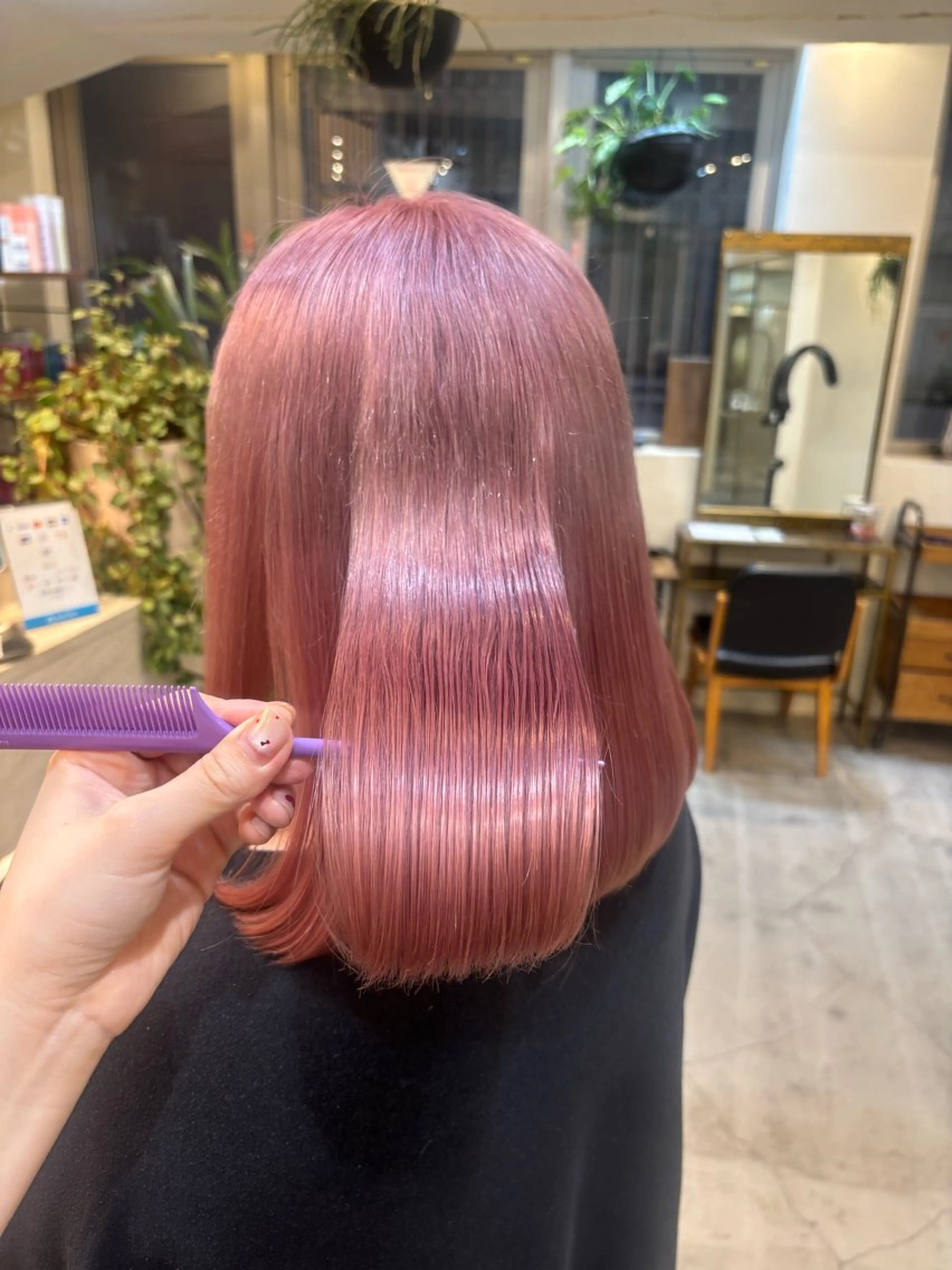 ミディアム カラー ヘアカラー 🐰メンズカット 募集中/ゆな🐰のヘアスタイル