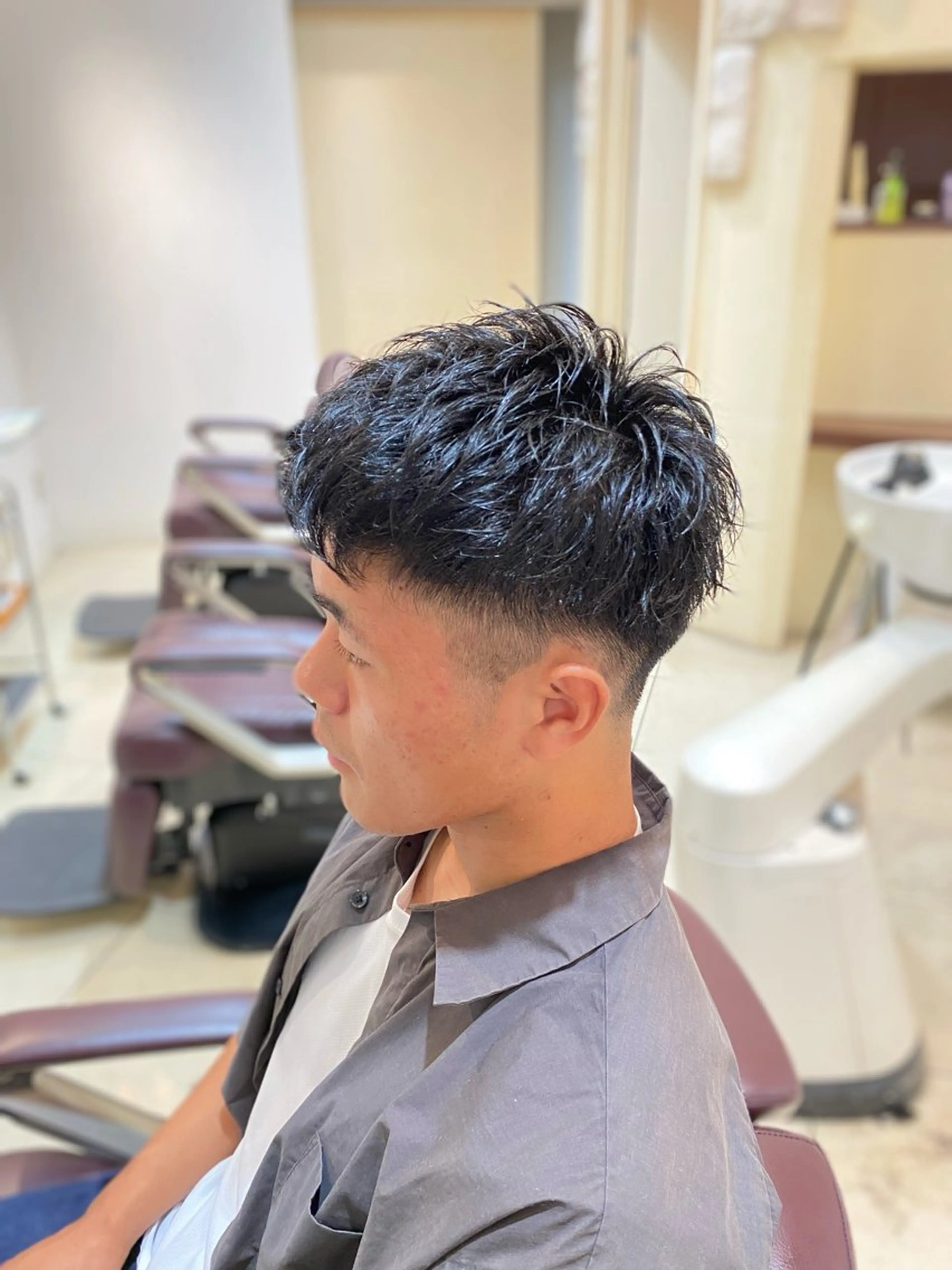 メンズ 三瓶まい  メンズ/ レディースカット✂️のヘアスタイル