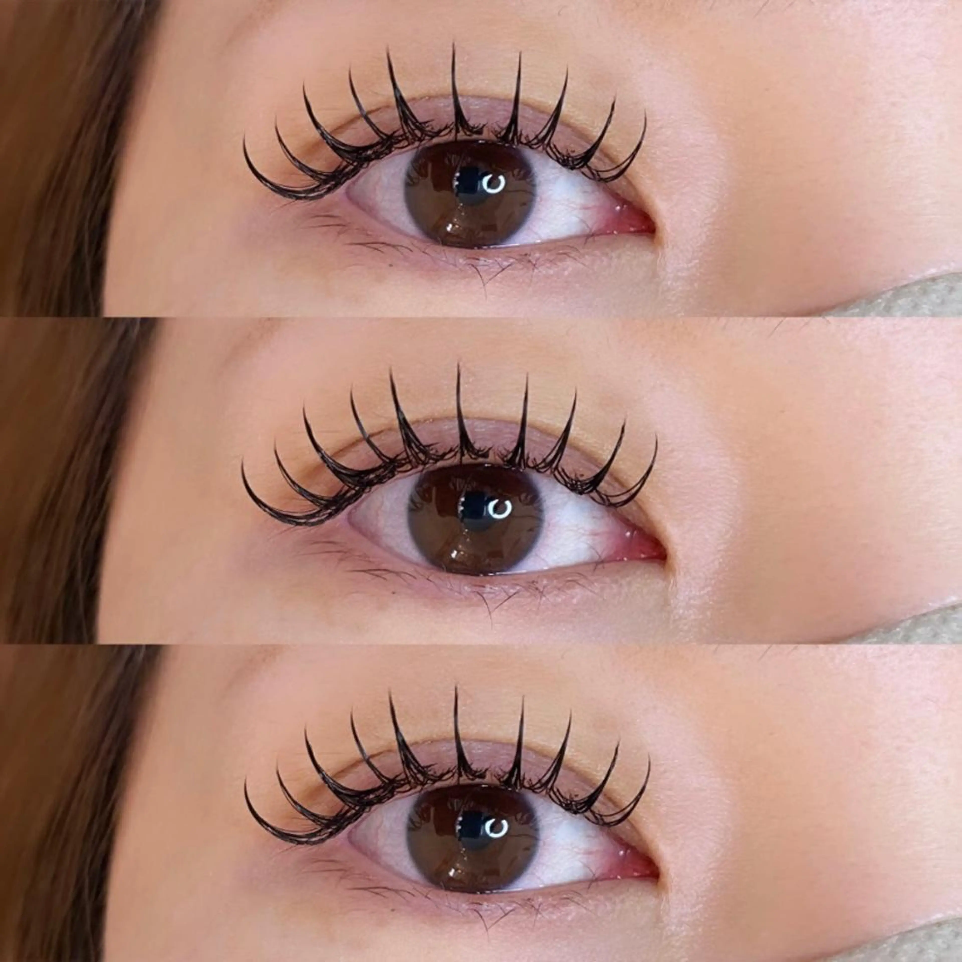 マツエク・マツパ フラットラッシュ 24 -niji-のマツエク・マツパデザイン