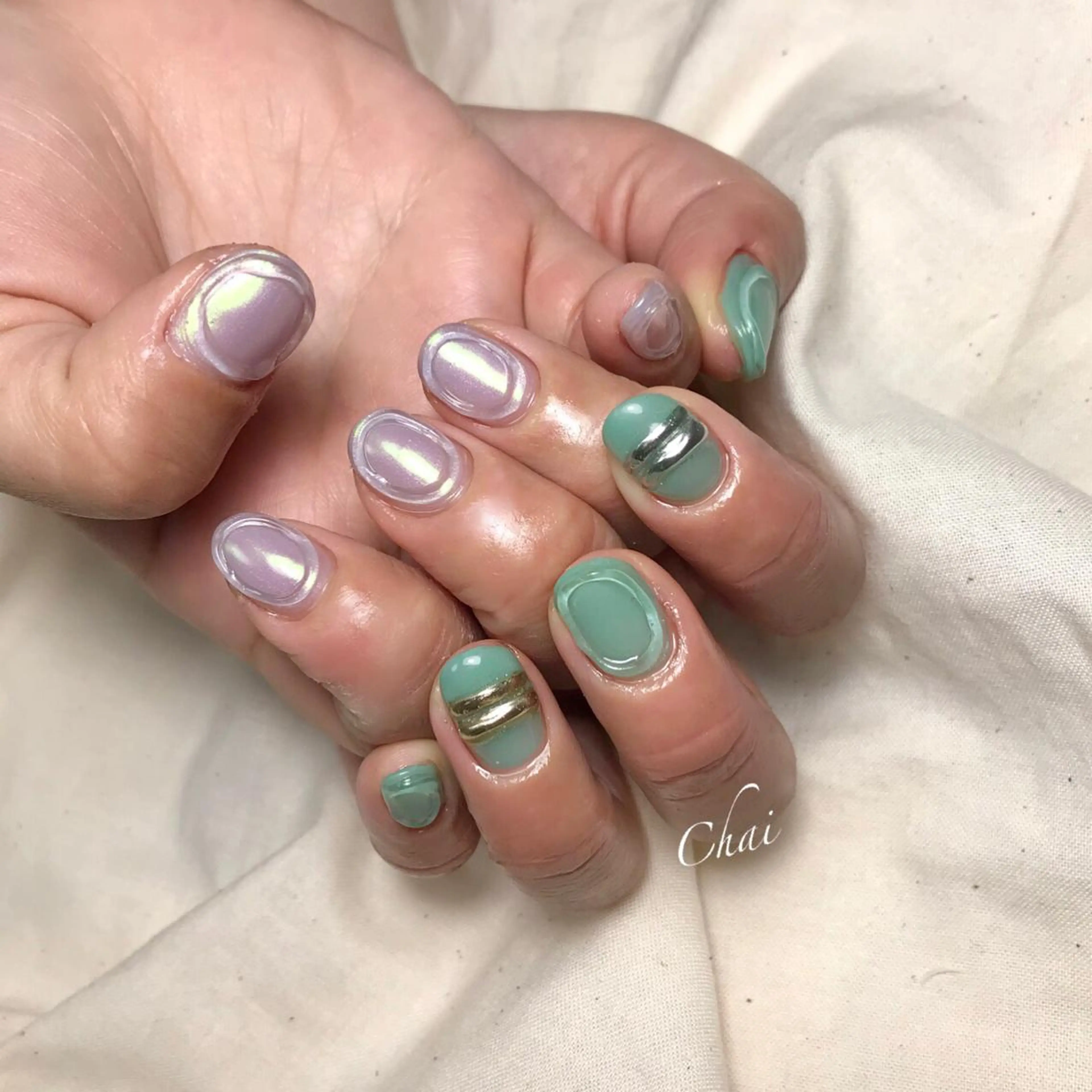 ネイル ハンドネイル 💅chainail _aiのネイルデザイン