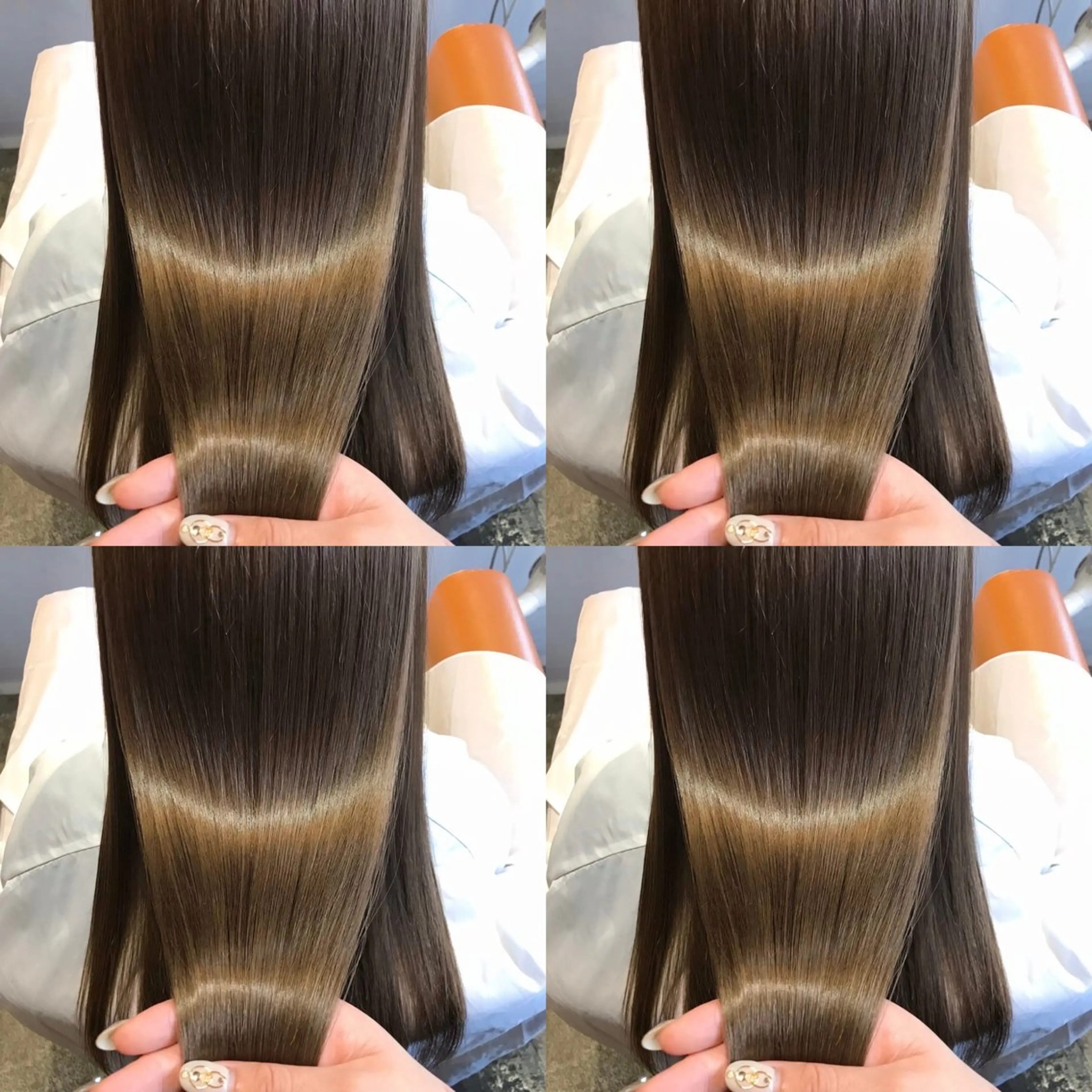 ロング カラー 艶髪×透明感カラー りこのヘアスタイル