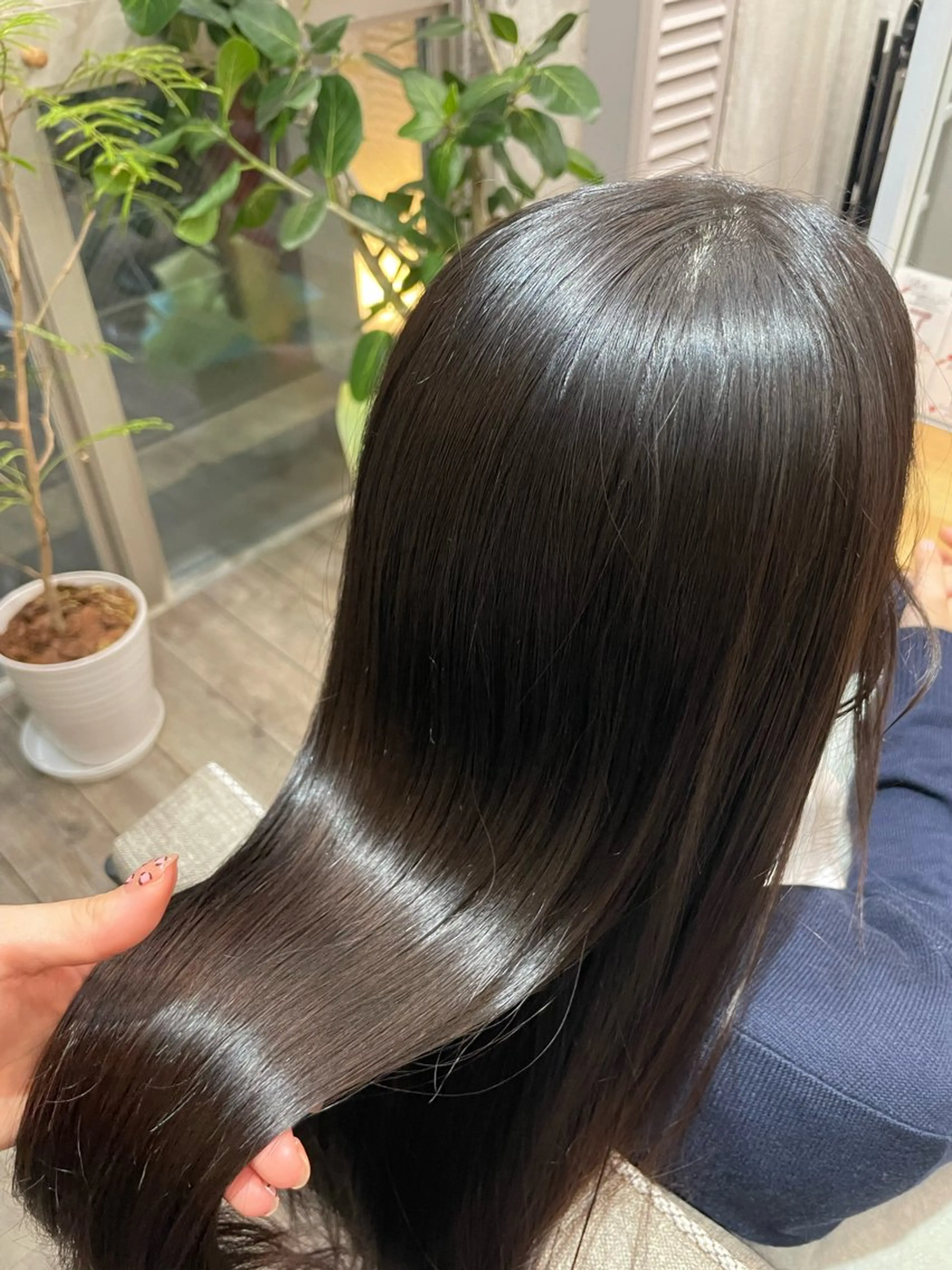 ロング 縮毛矯正 💎艶髪💎 Kanamiのヘアスタイル