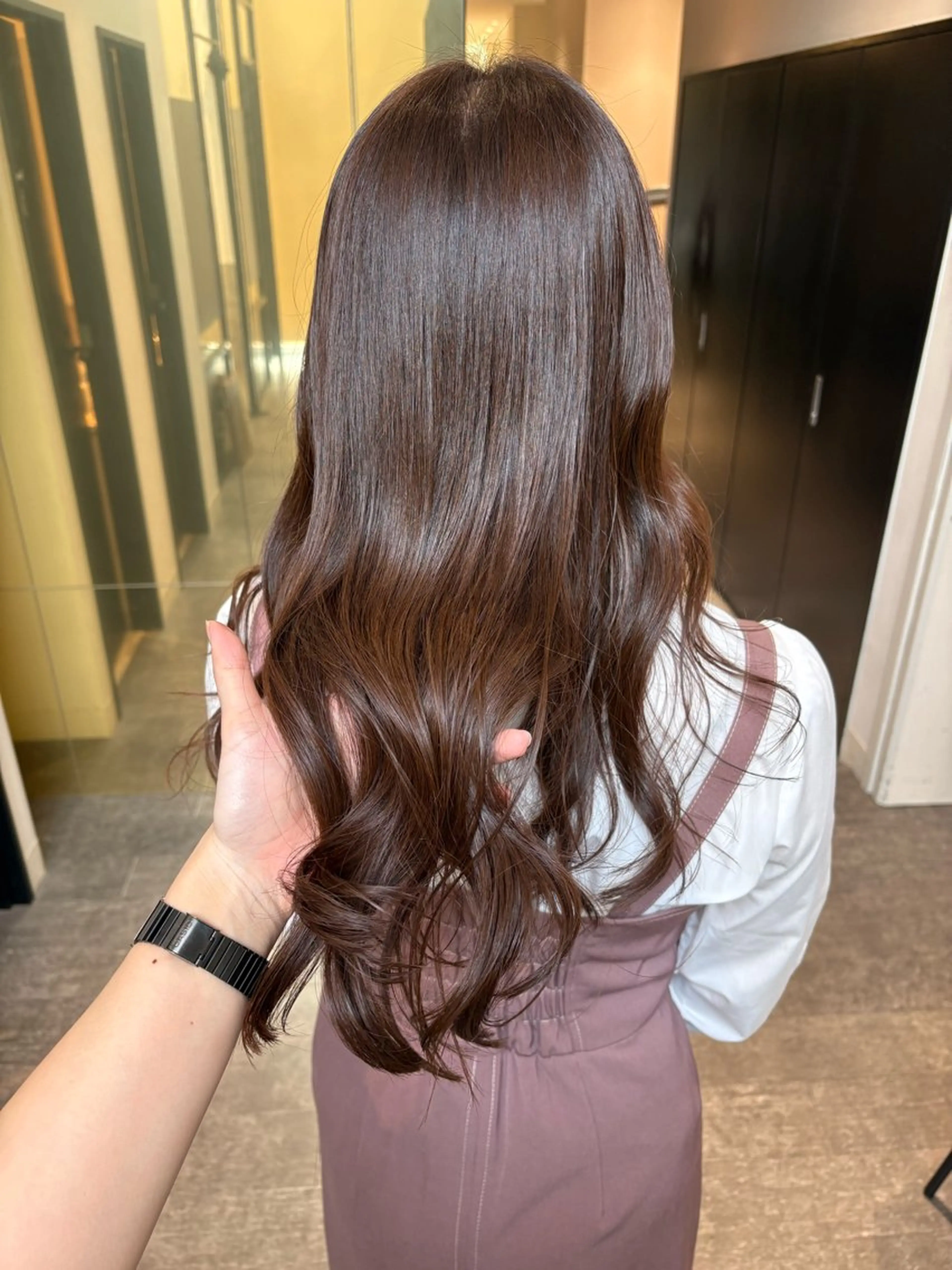 【うる艶care🫧】透明感ケアカラー+2stepトリートメント♡の写真