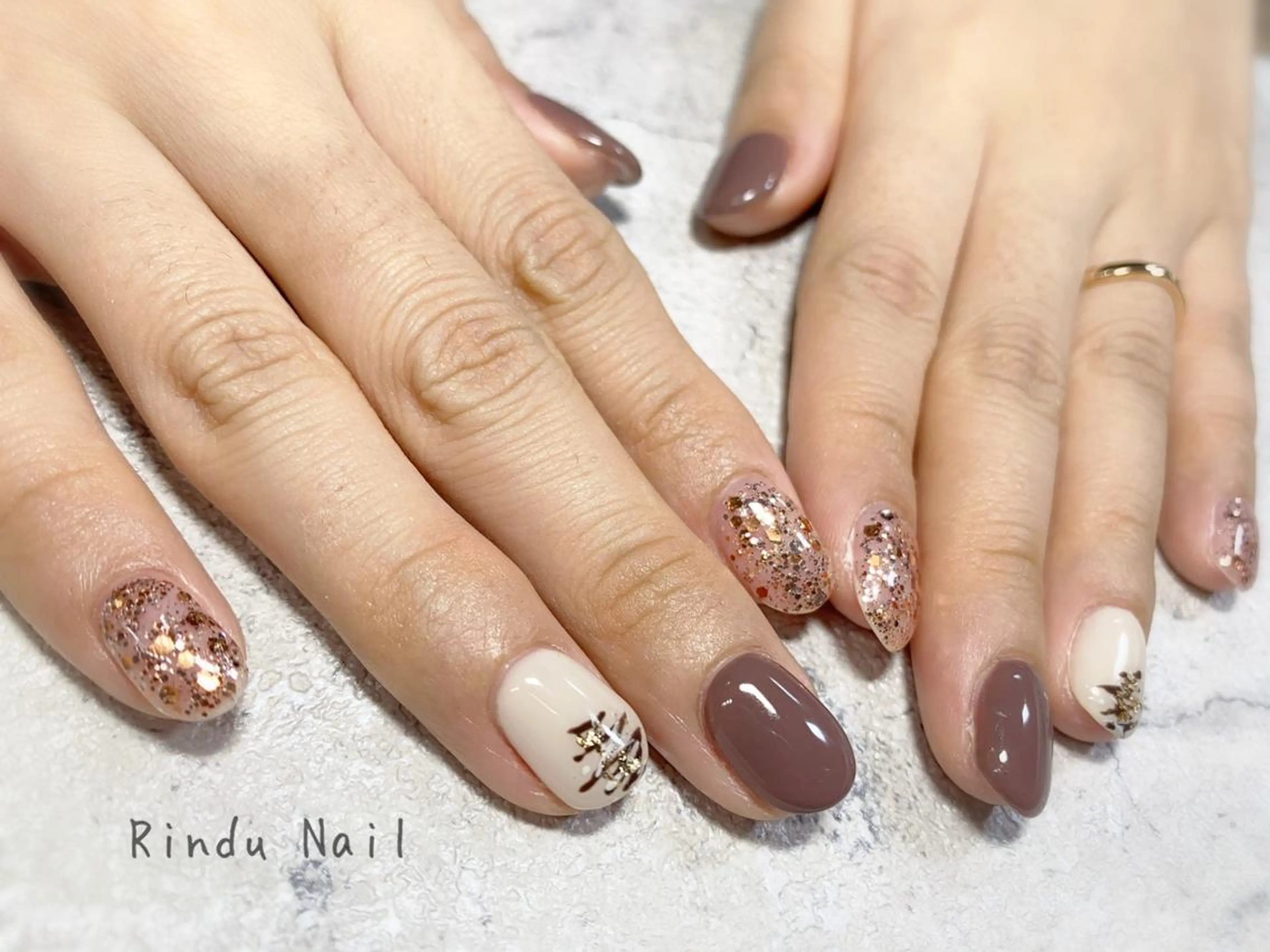 ネイル アートネイル Rindu Nail 名駅miniのネイルデザイン