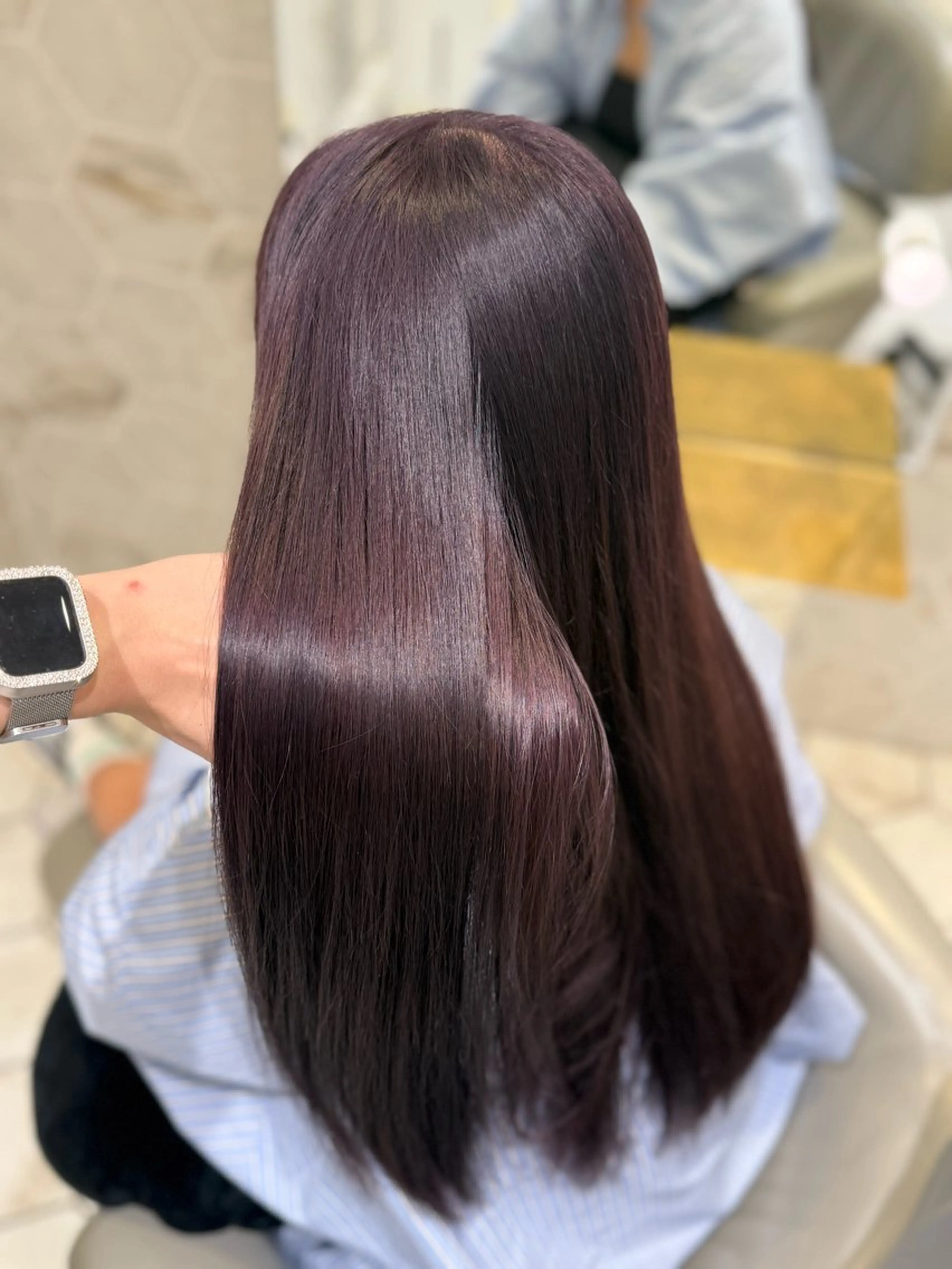 ダブルカラー　ブリーチ✨🫧　透け感のあるカラー♡の写真