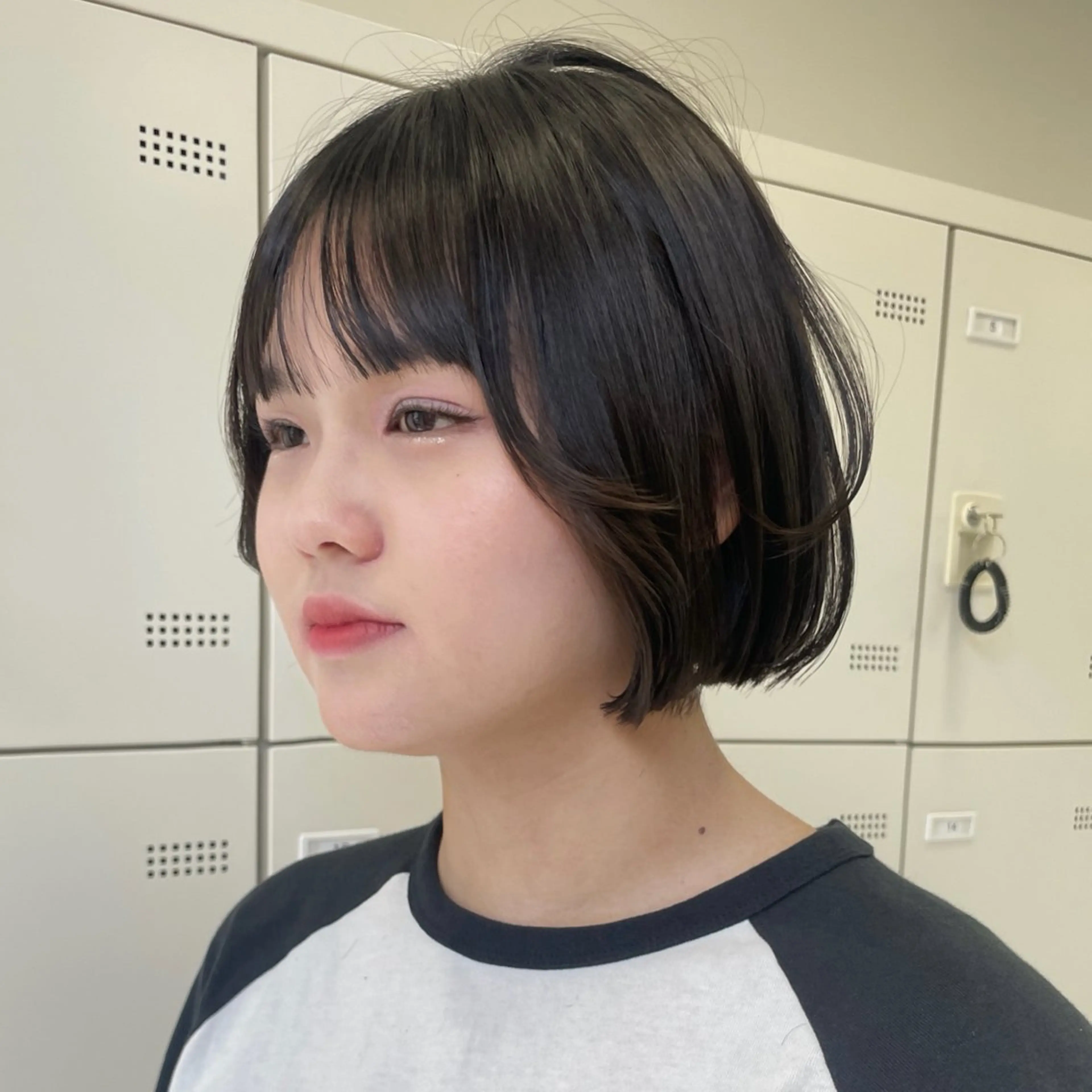 ミディアム カット MOE 福岡韓国ヘア✧︎のヘアスタイル