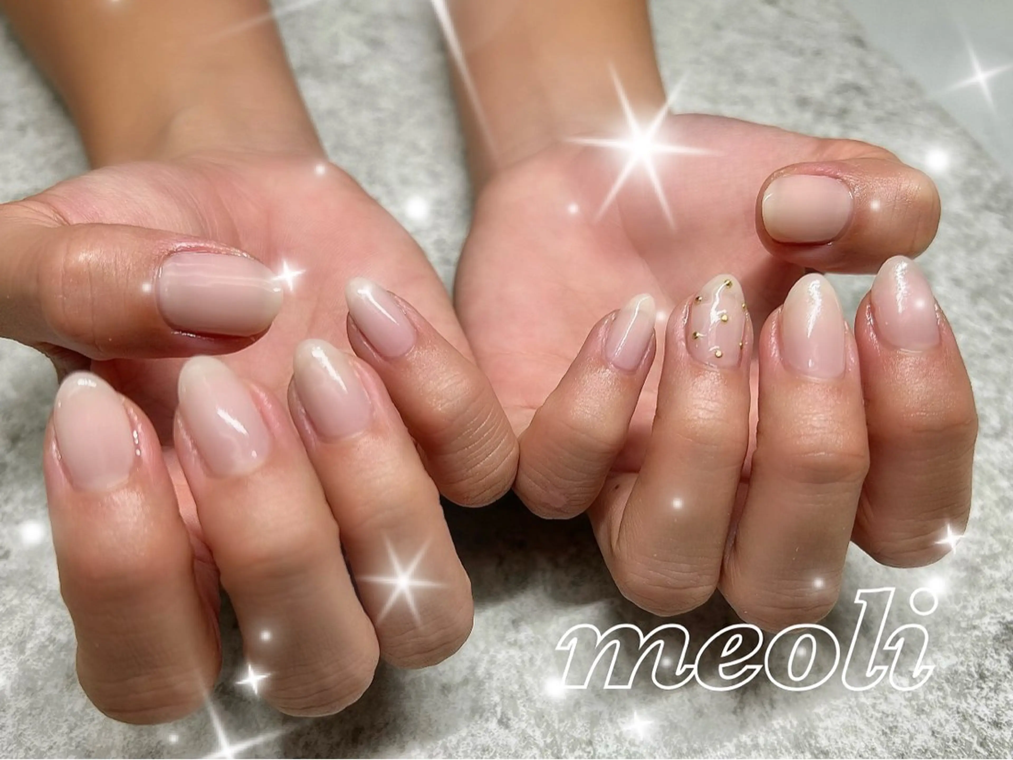 ネイル アートネイル ハンドネイル nail salon meoli　アヤのネイルデザイン