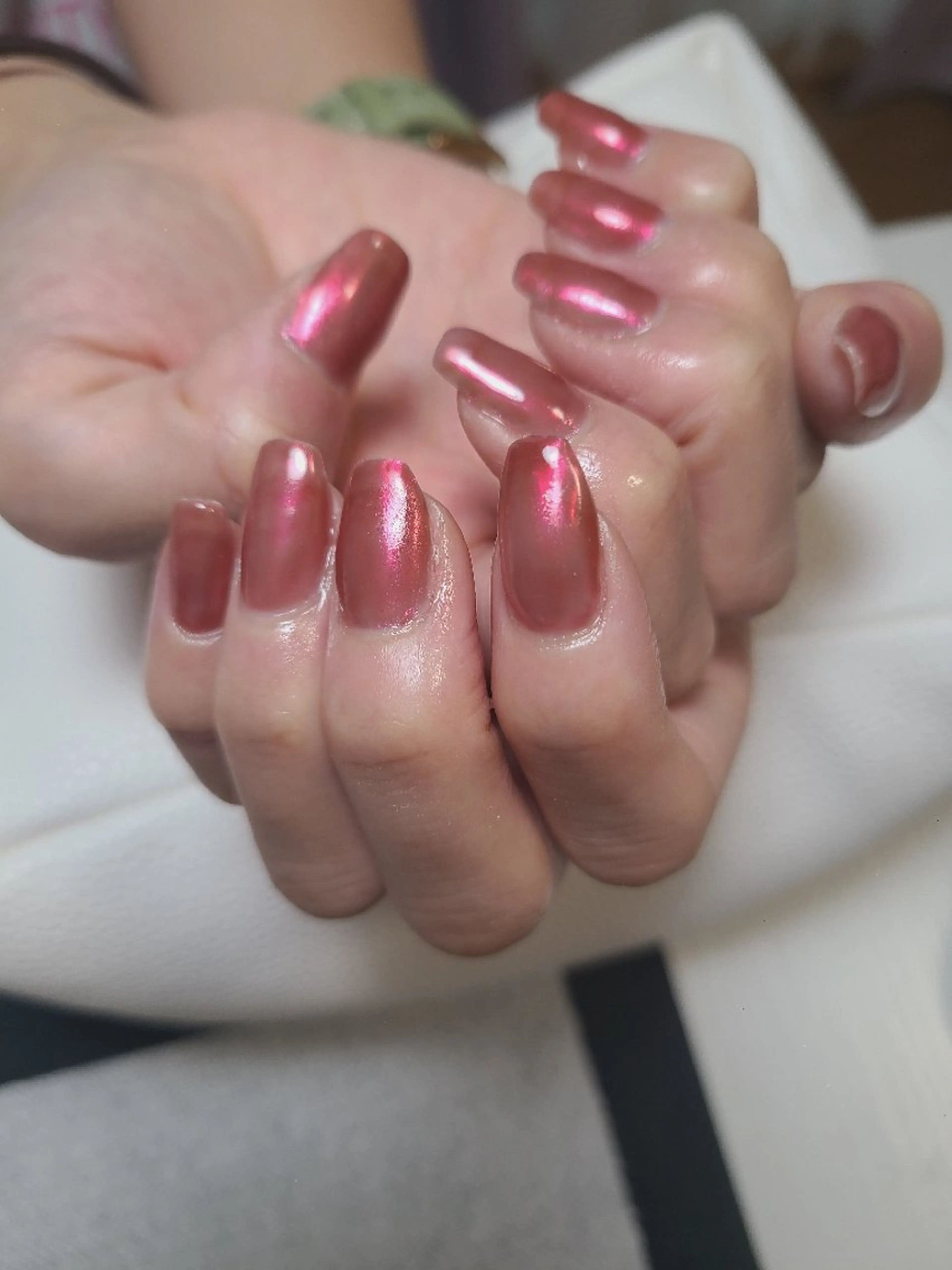 ネイル オーロラネイル ワンカラーネイル Nailroom3  古屋明美のネイルデザイン