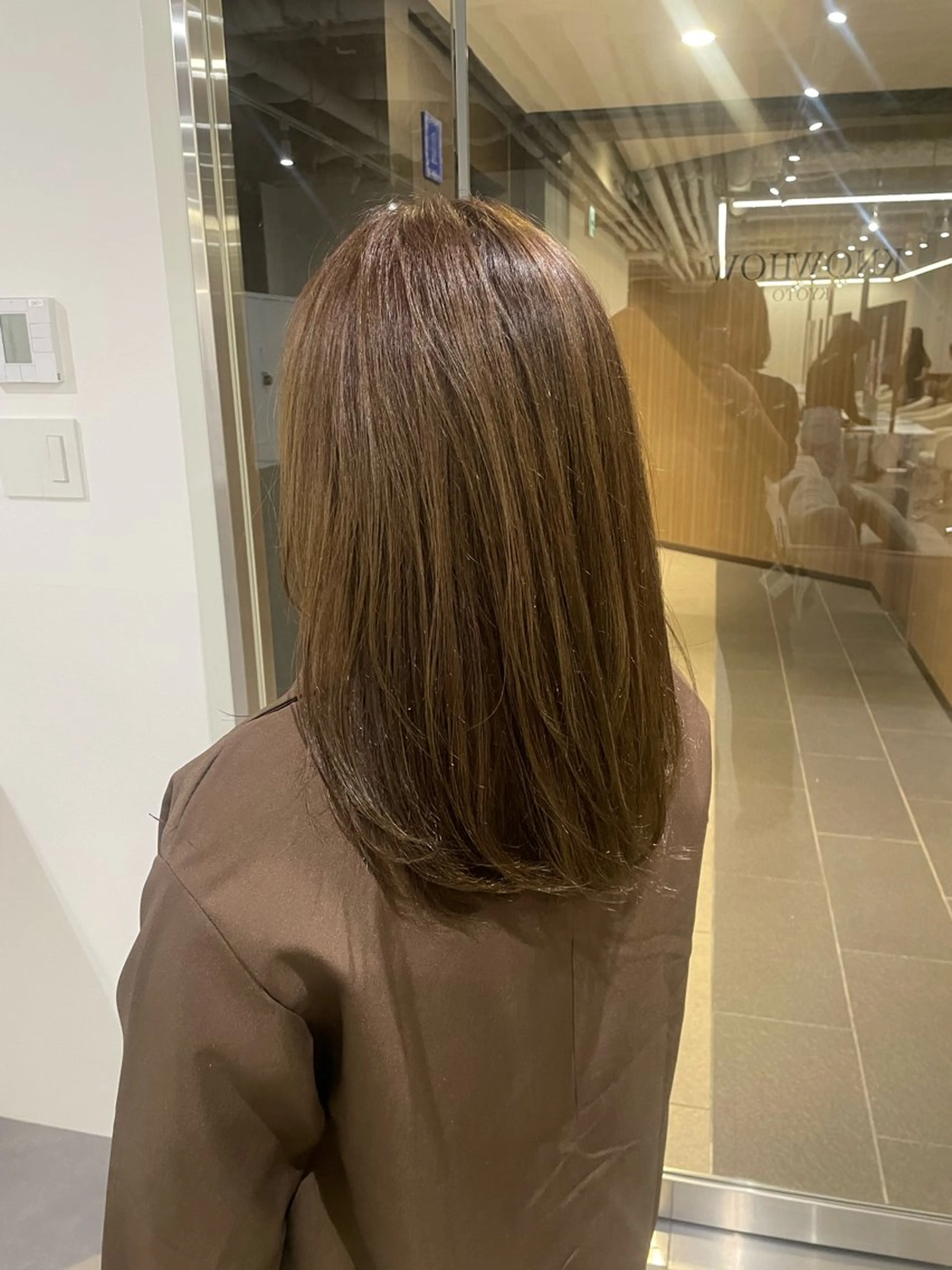 カラー 透明感カラー カラーモデル募集/ 森本明花のヘアスタイル