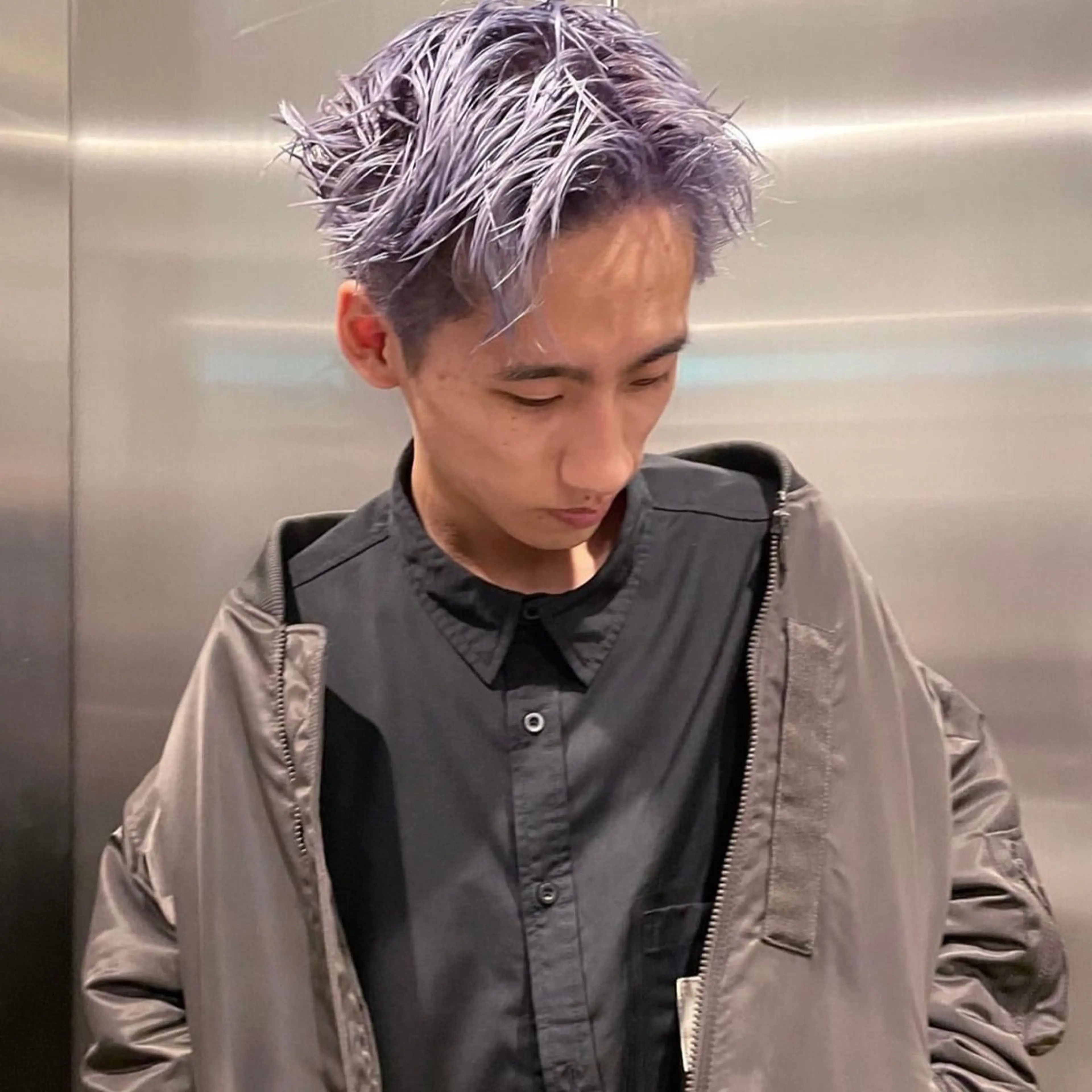 カラー バレイヤージュ ベージュカラー ブリーチ ブロンド デザインカラー レイヤー/ブリーチ ♥️【木坂 桃歌】のヘアスタイル