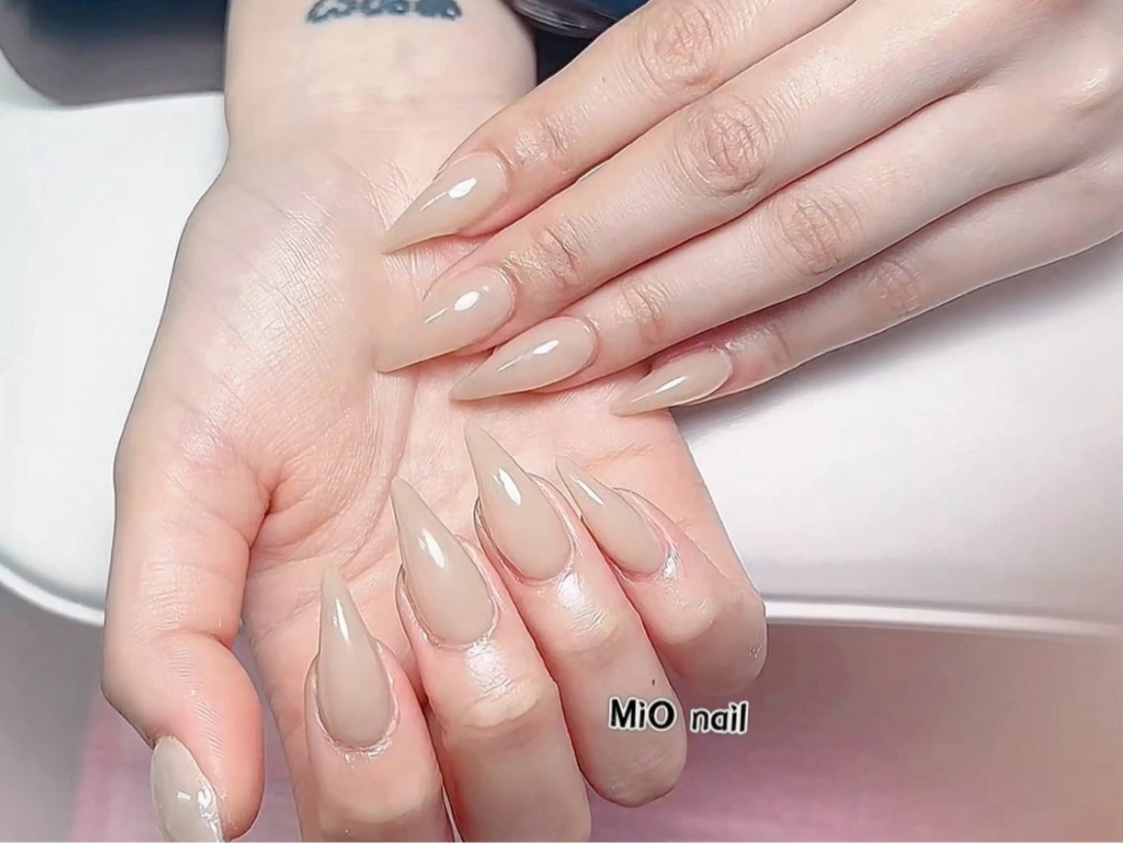 ネイル ジェルネイル 韓国ネイル 持ち込み オフィスネイル ワンホンネイル MiO Nailのネイルデザイン