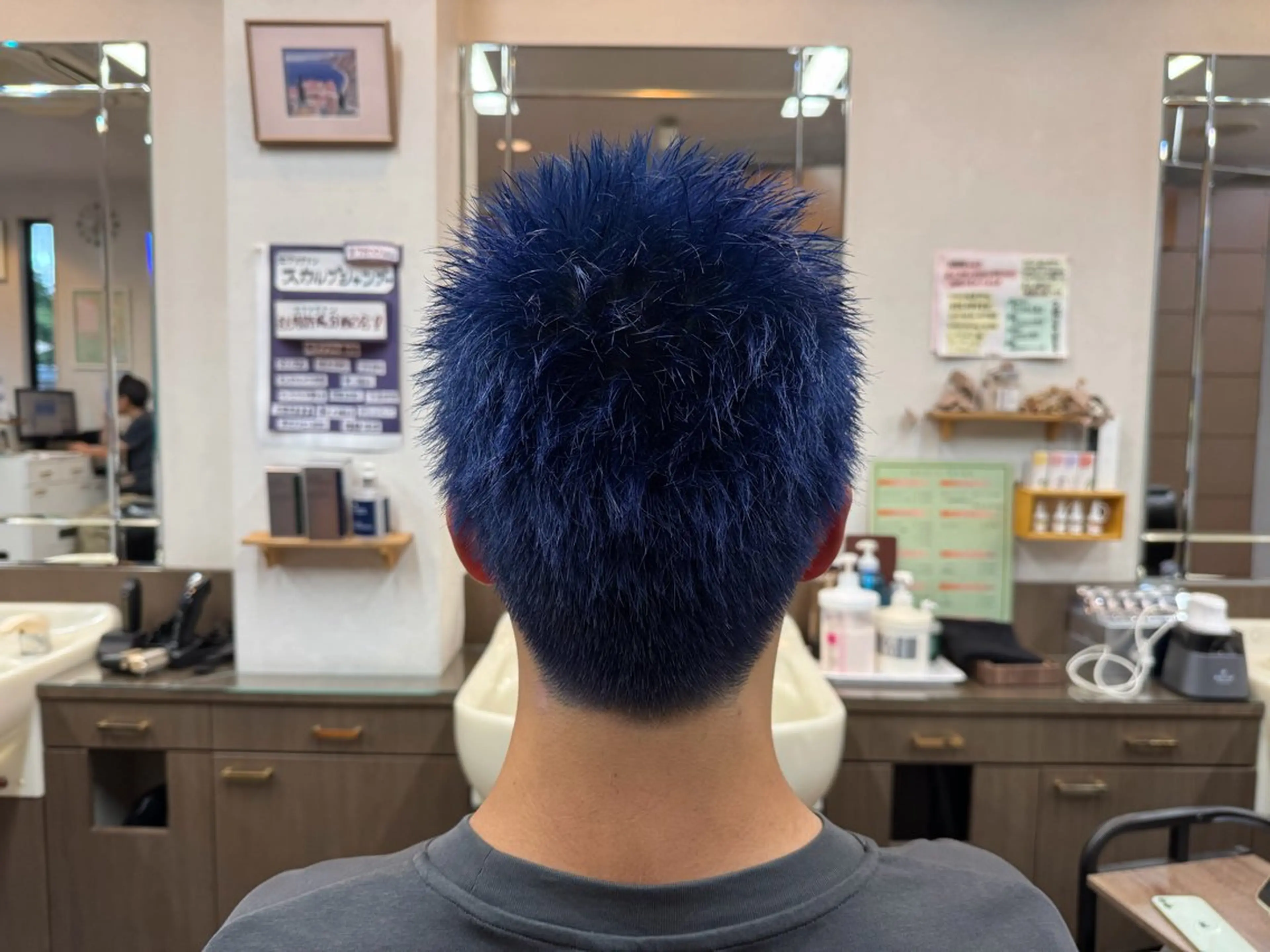 ショート カラー メンズ 竹村 勇輝のヘアスタイル