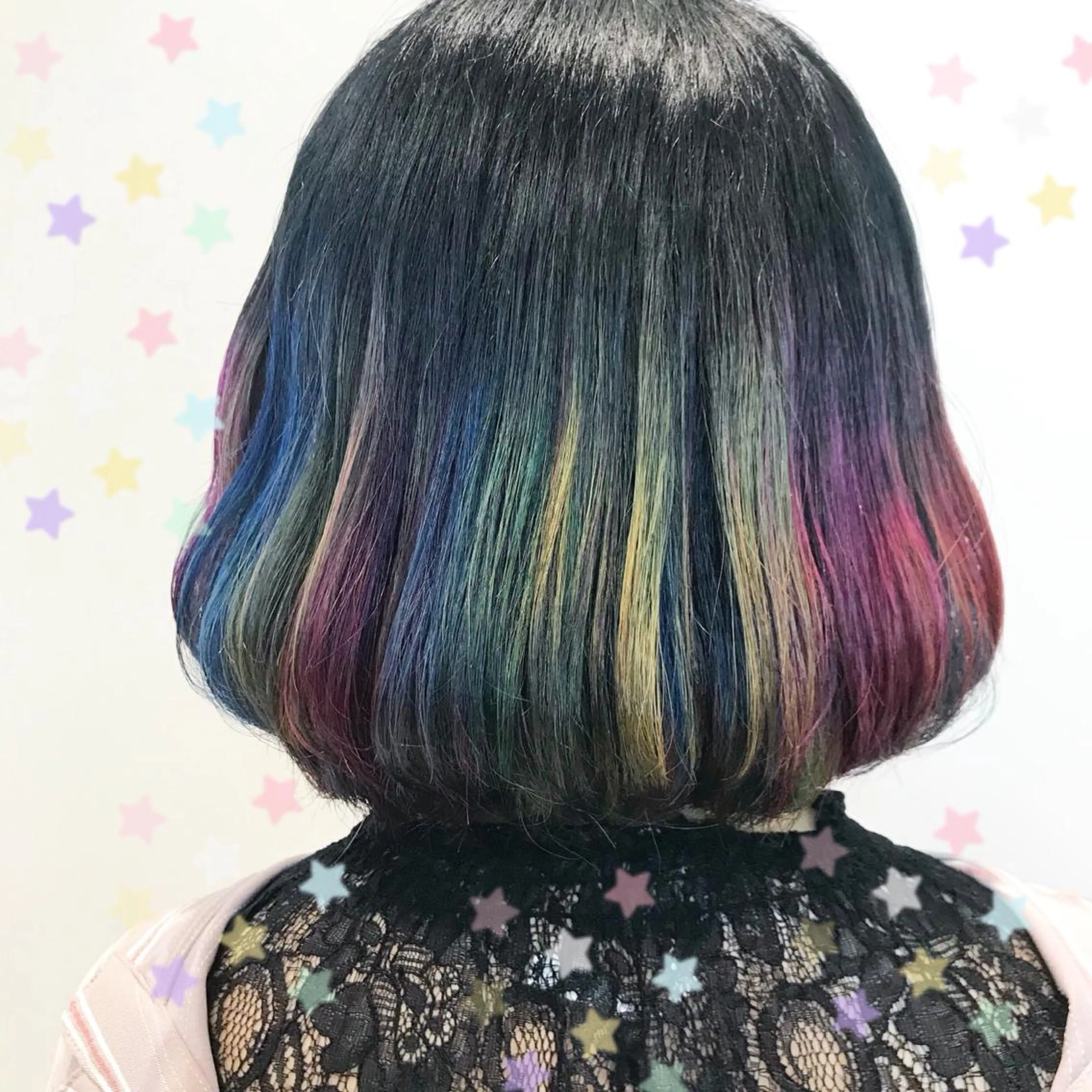 カラー ユニコーンカラー 新宿駅近♡個室 ♡関口三都季🌜のヘアスタイル