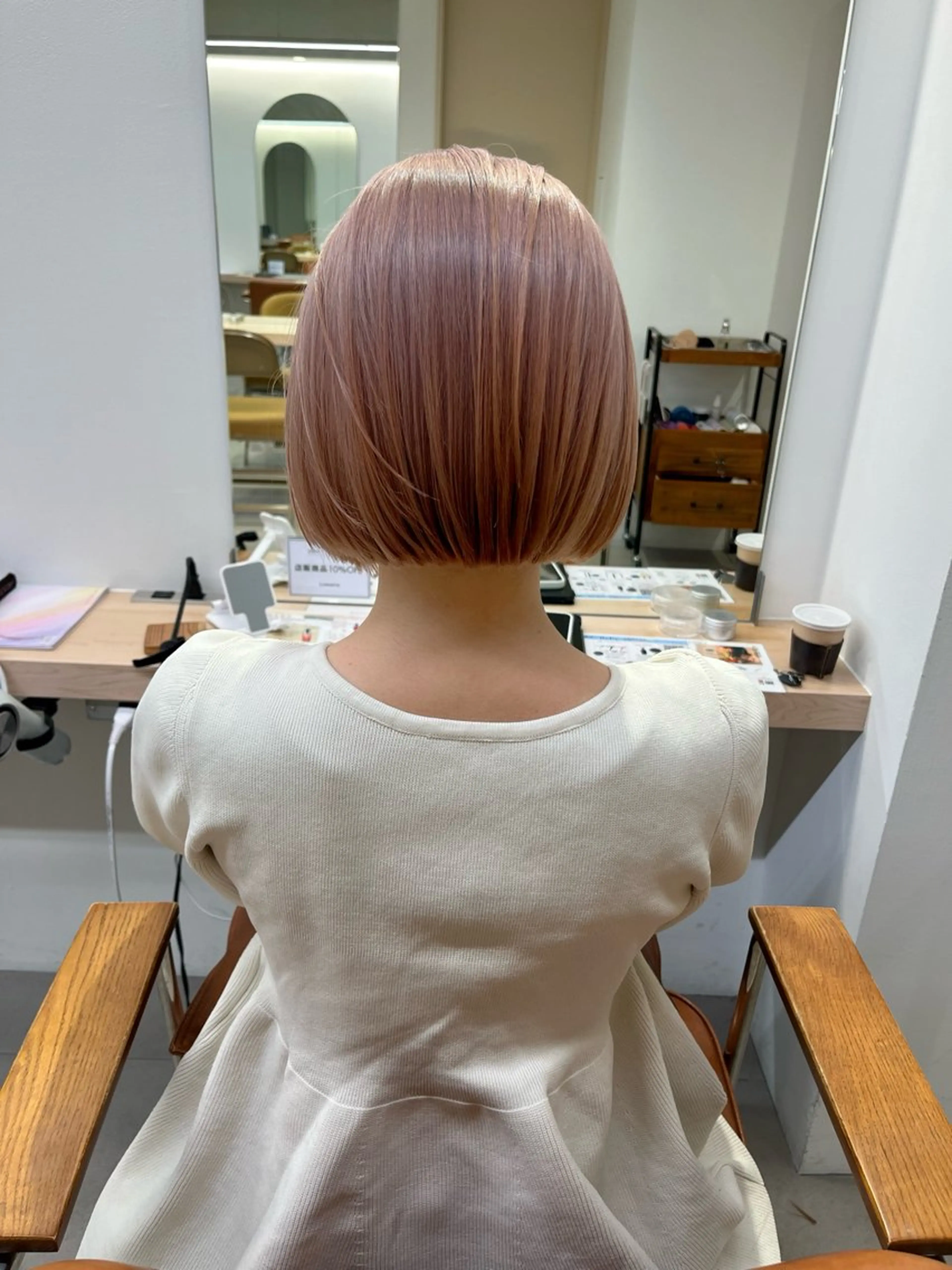 【今月限定クーポン】ダブルカラー(ケアブリーチ+ケアカラー)+トリートメント¥11000の写真