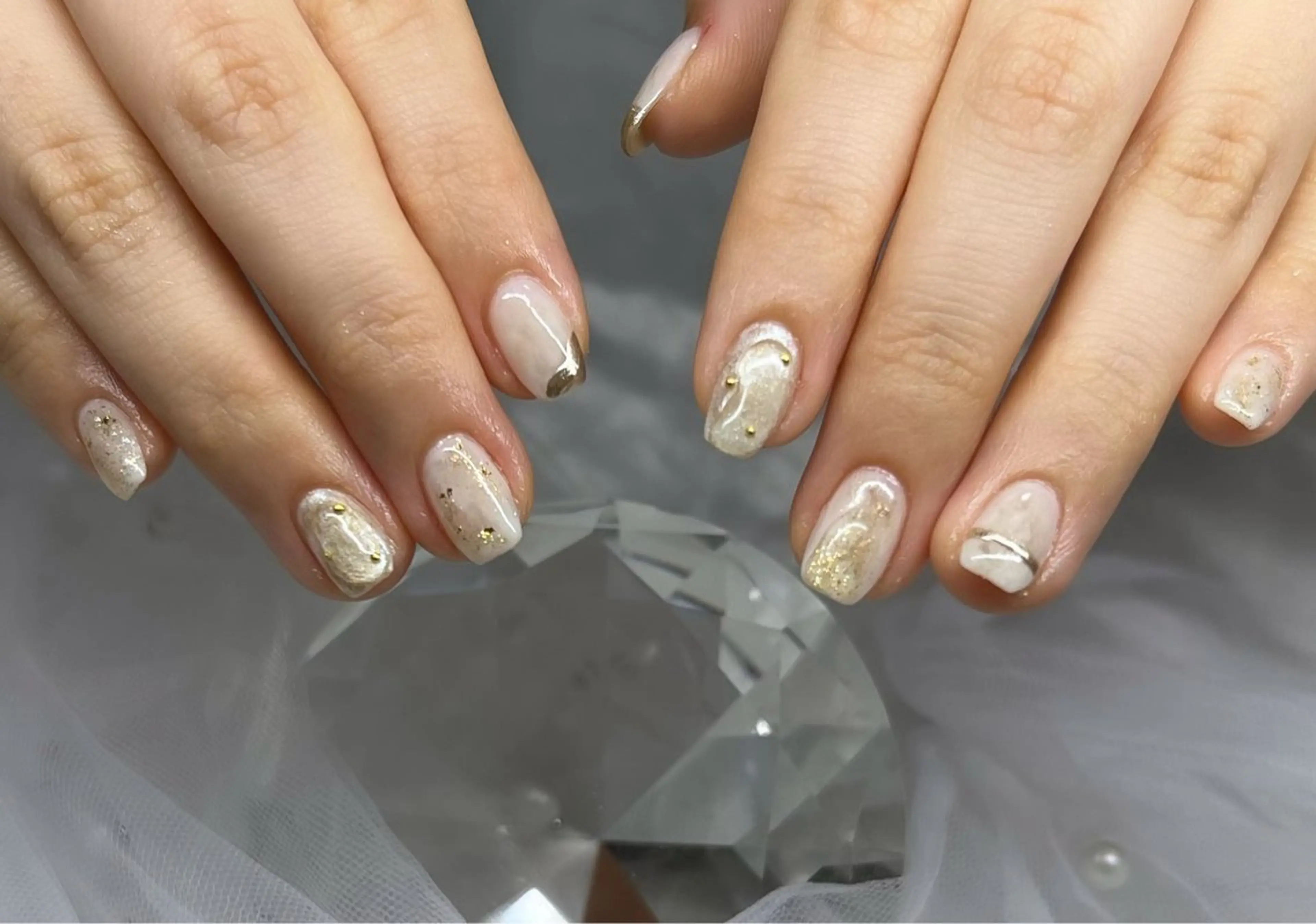 ネイル ニュアンスネイル ハンドネイル Minako 【Charmant】のネイルデザイン