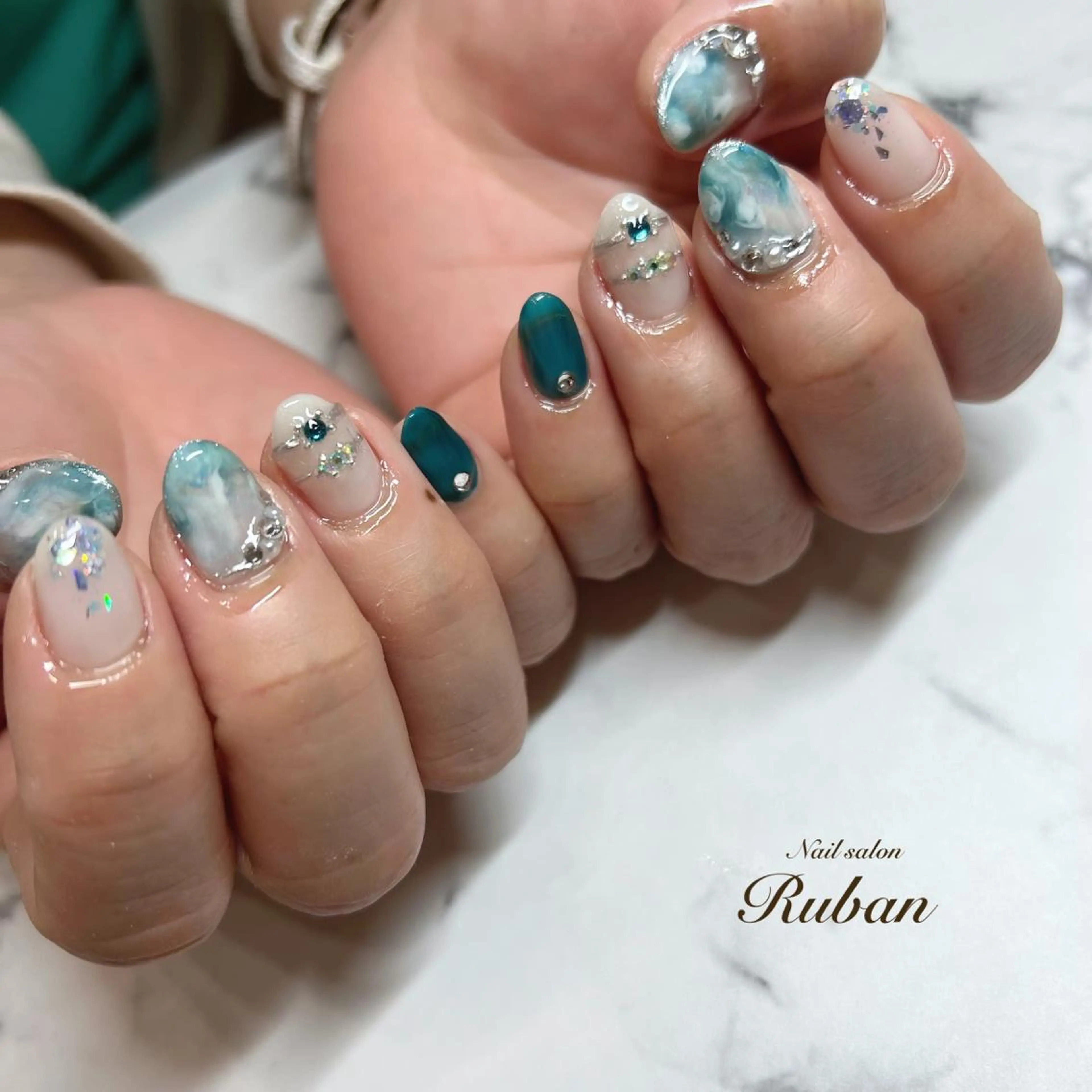 ネイル 持ち込み Nail salon Rubanのネイルデザイン
