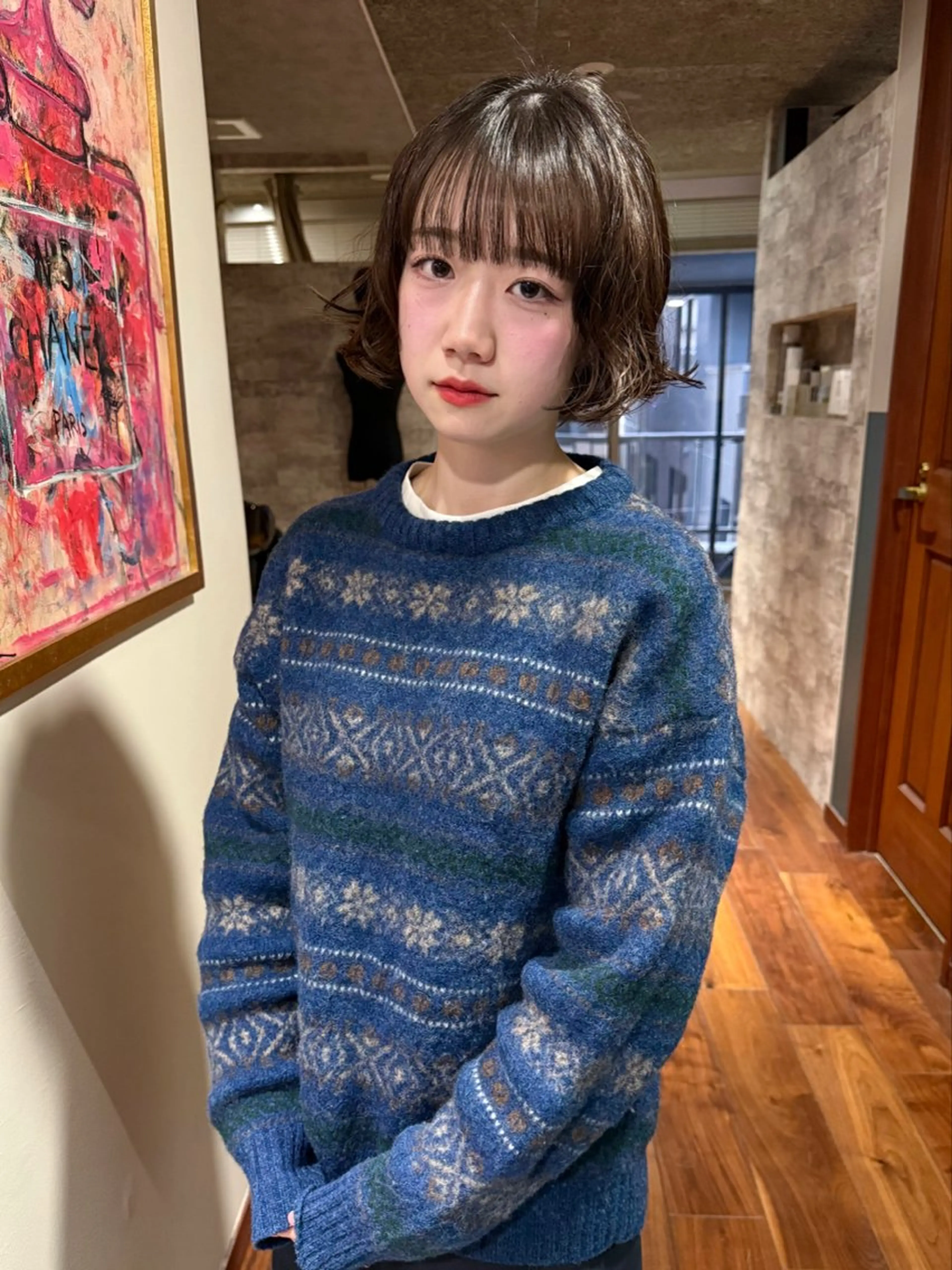 ショート カラー パーマ カット ヘアカラー パーマ トリートメント mai / linoah˚✧のヘアスタイル