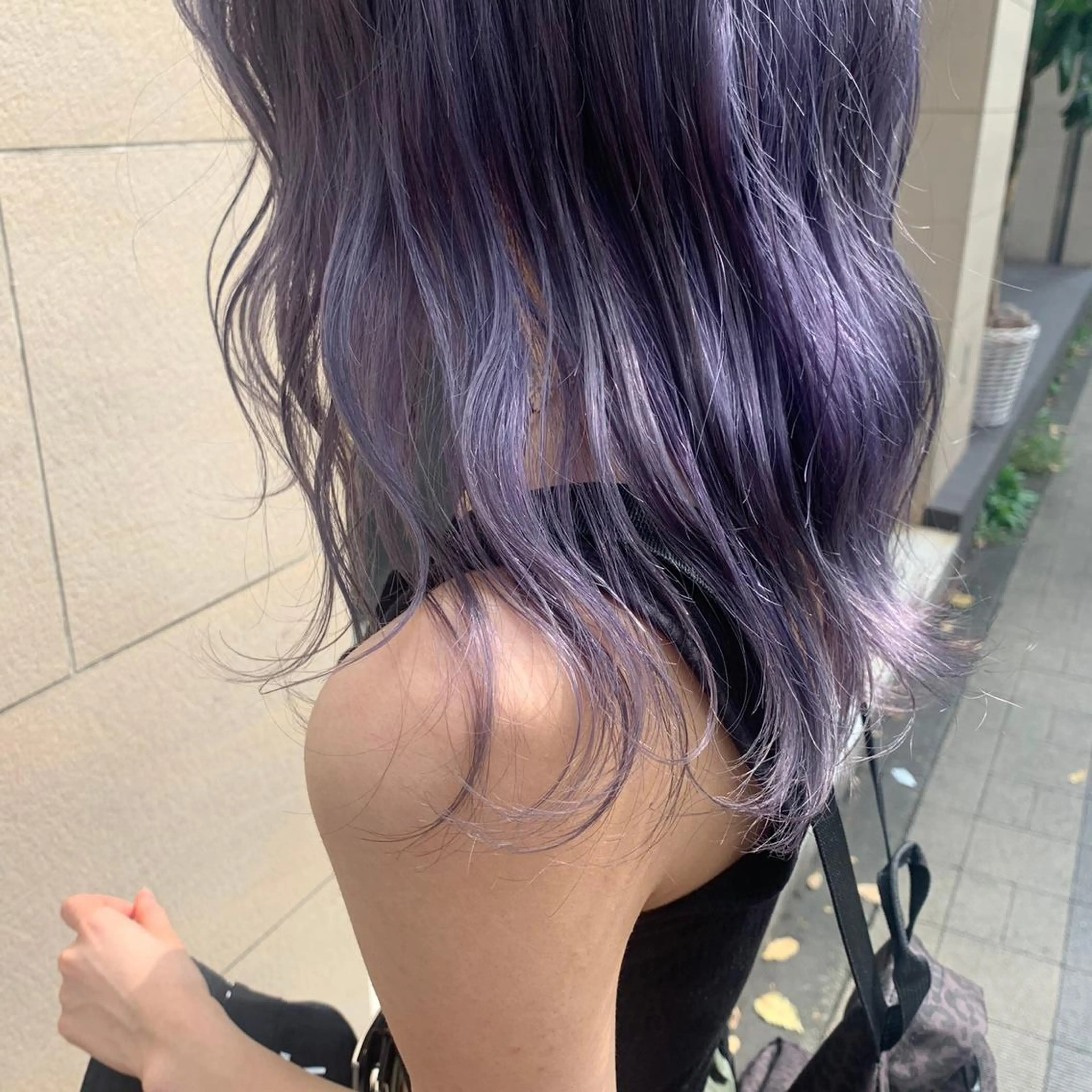 ロング カラー ヘアアレンジ グレージュ ラベンダーカラー バイオレットカラー ヘアカラー トリートメント Happiness所属・🌻Insta指名 NO.1🌻Shoのヘアスタイル