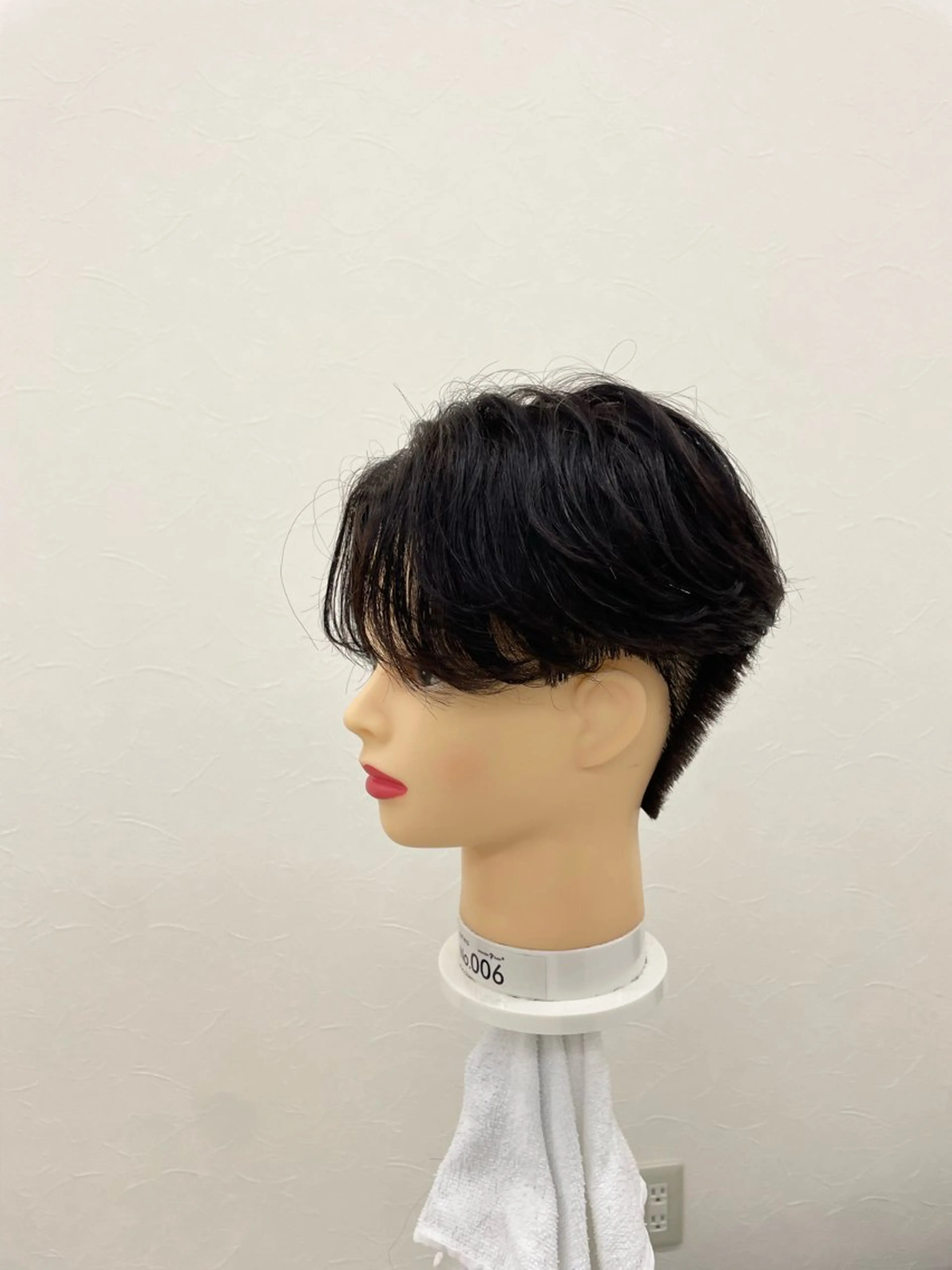 パーマ メンズ カルマパーマ メンズパーマ オリーブカラー🫒/ ハッシュカット/みゆのヘアスタイル