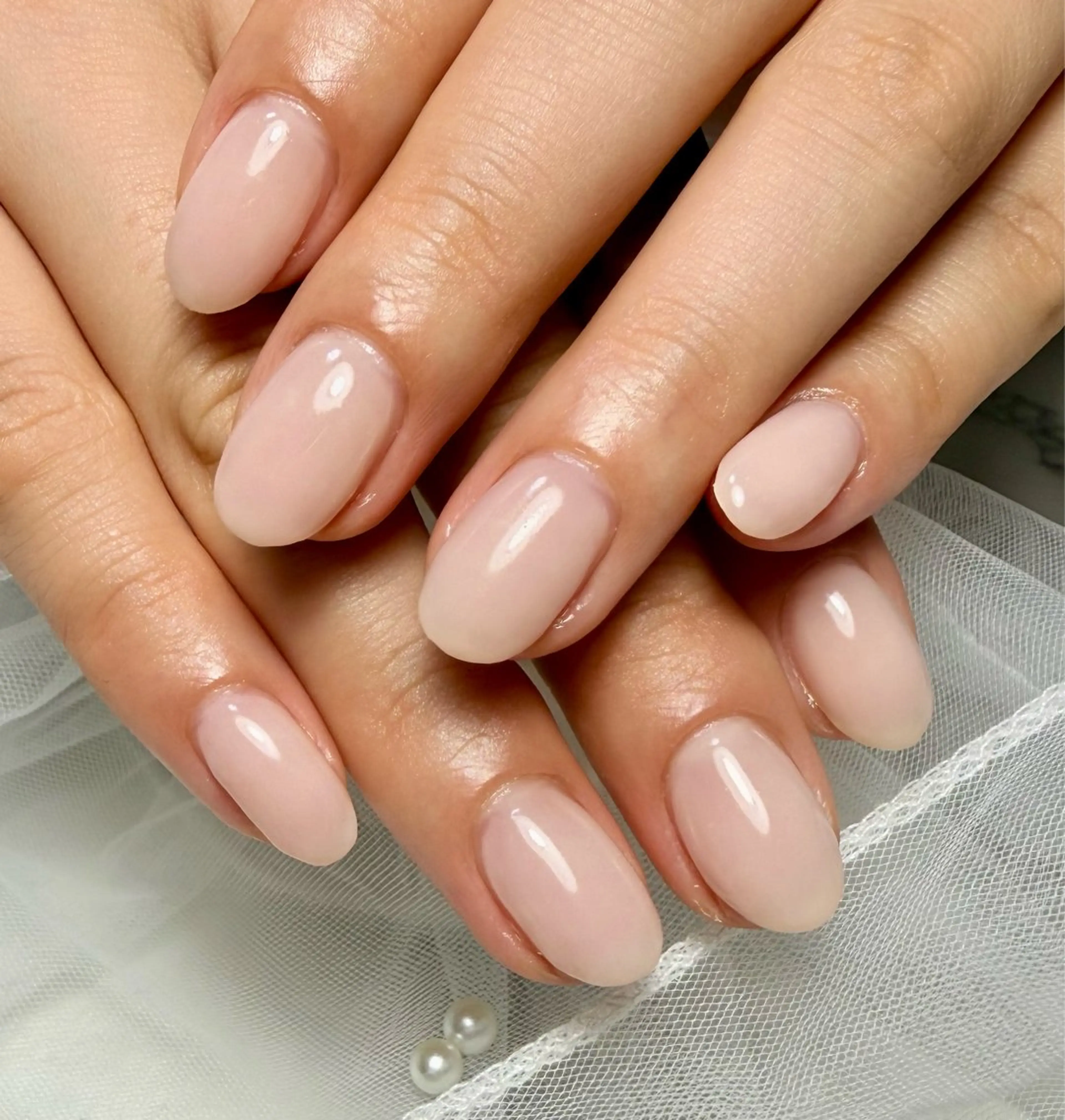 ネイル アートネイル チークネイル フラッシュネイル フラッシュマグ フレンチネイル Mai’s nailのネイルデザイン