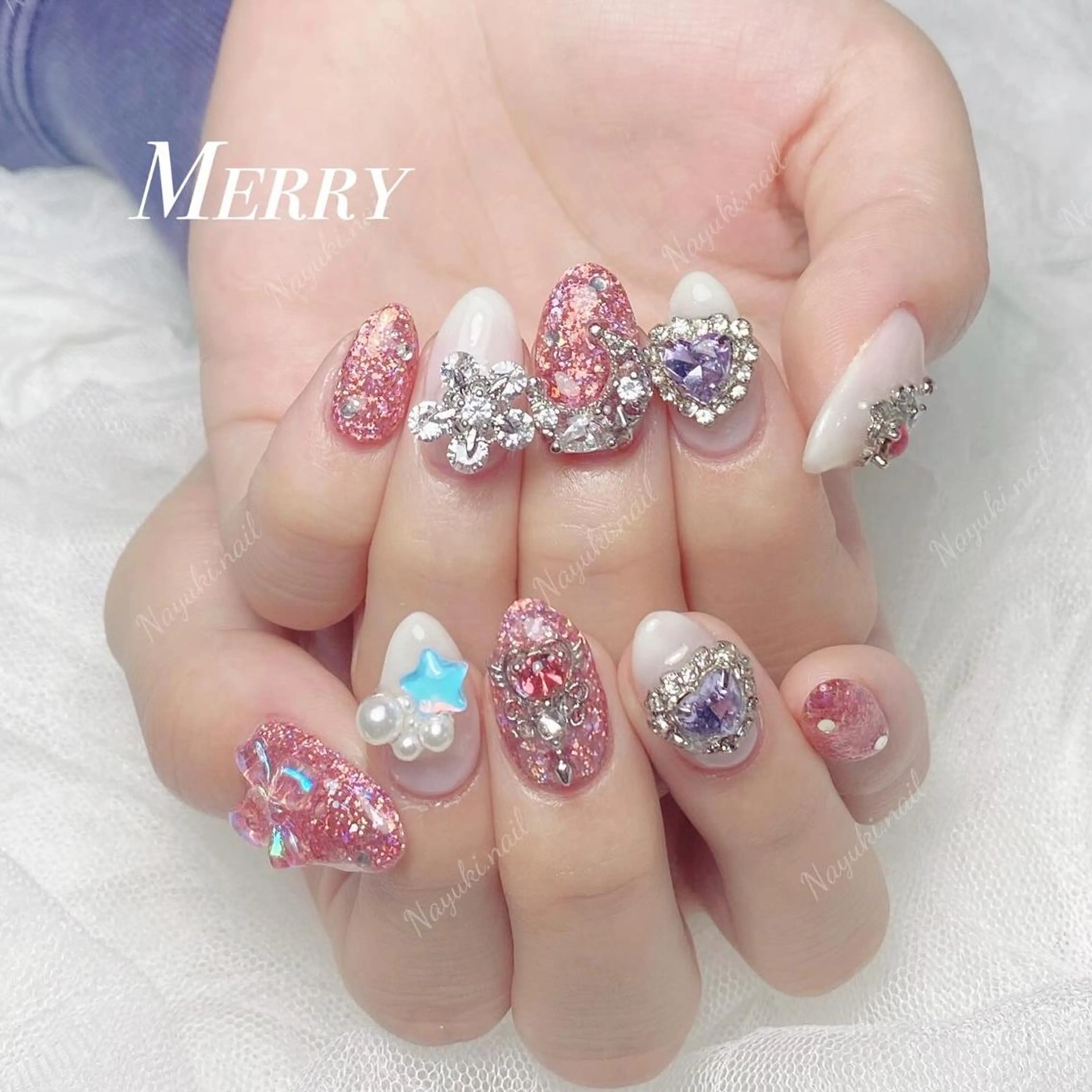 ネイル ハンドネイル 🎀 moo～ 🎀のネイルデザイン