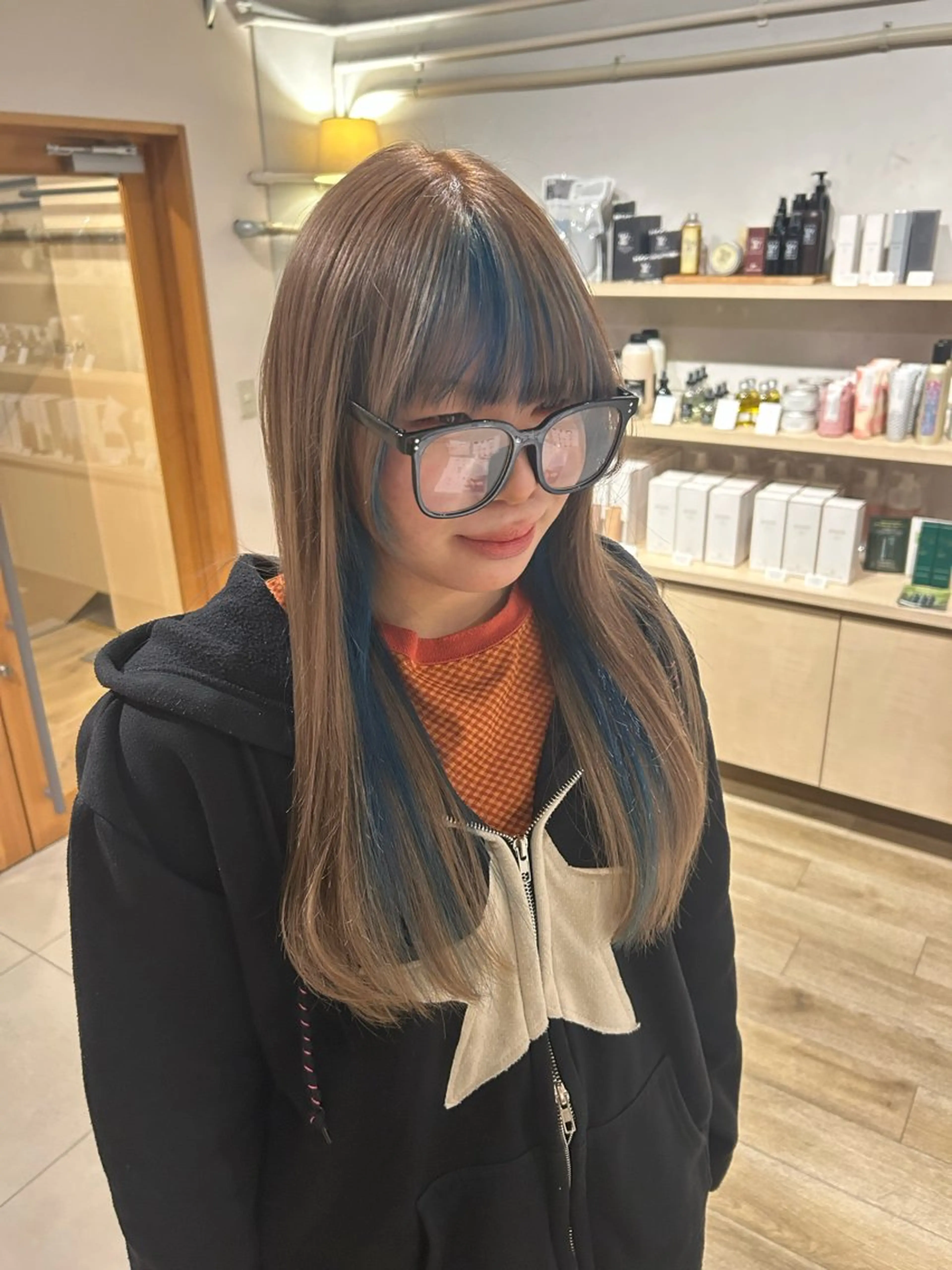 ロング カラー ヘアカラー aina ⠀ ⠀ ⠀のヘアスタイル