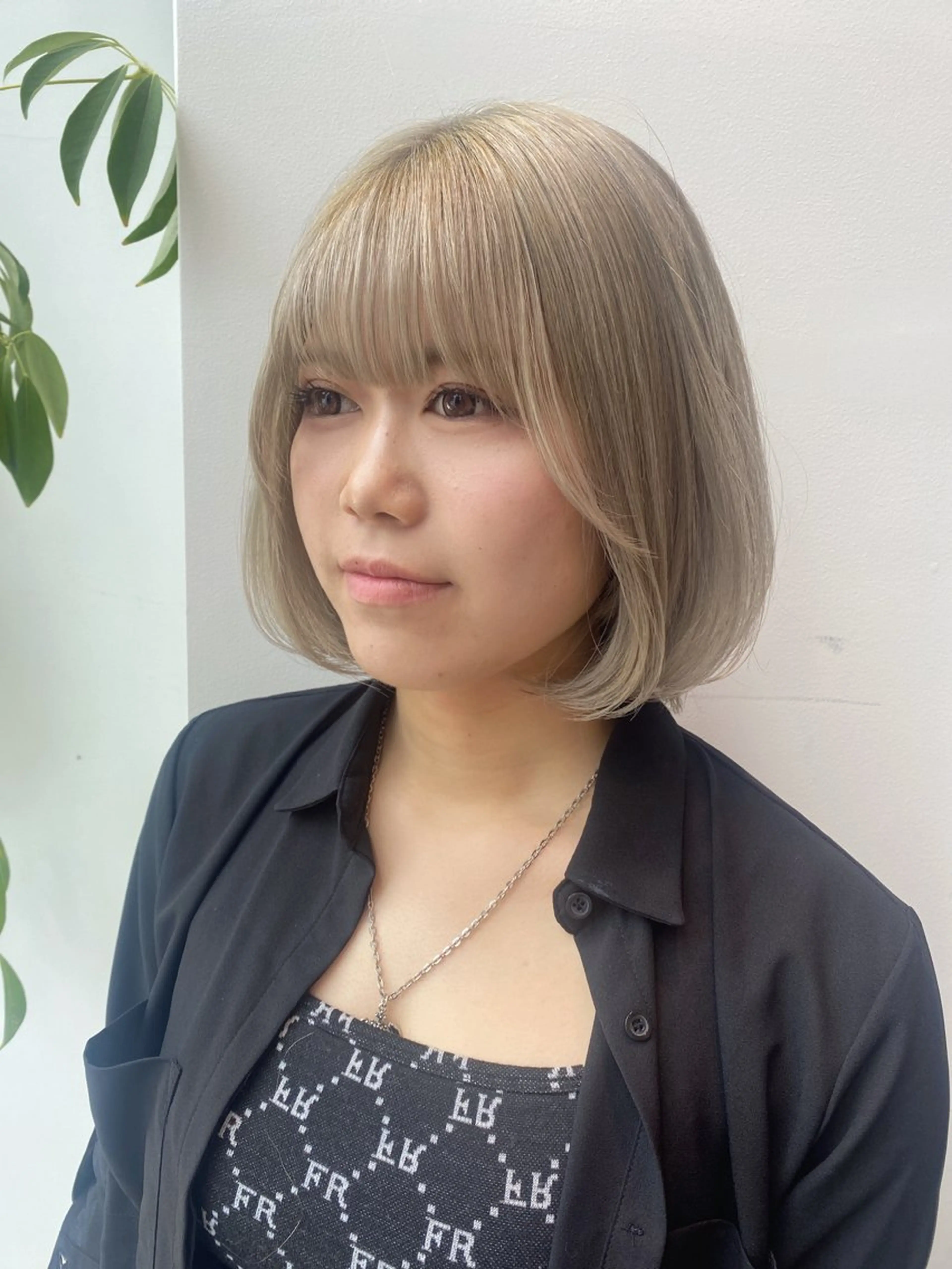 セミロング ハッシュカット タンバルモリ ヨシンモリ ムルギョル巻き 韓国風ヘア カット 銀座/韓国レイヤー/ 艶カラー🍓原田侑依のヘアスタイル